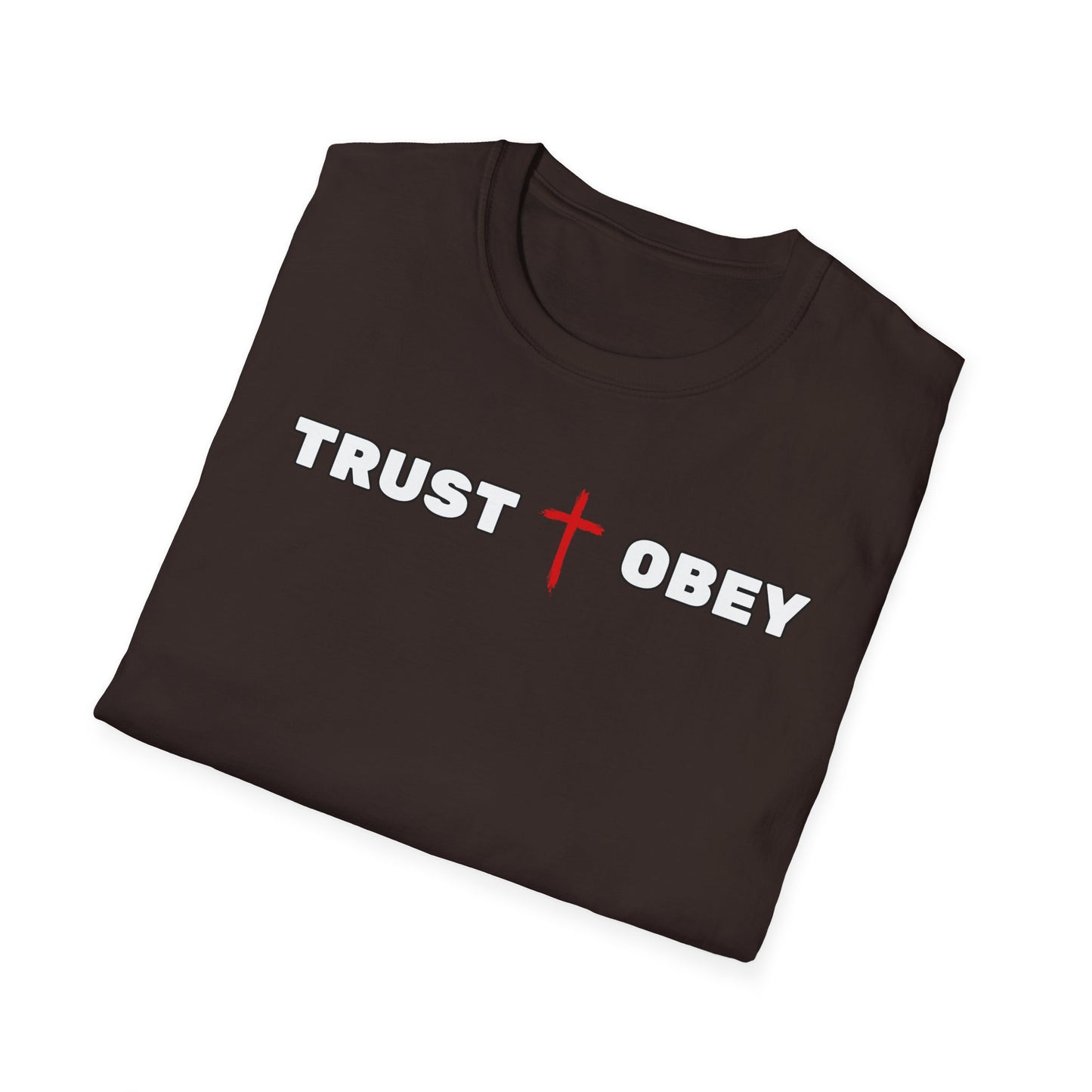 Unisex Softstyle T-Shirt: Trust & Obey Faith Tee, Inspirational Christian Apparel, Casual Everyday Wear, Gift for Believers, Spiritual [...]