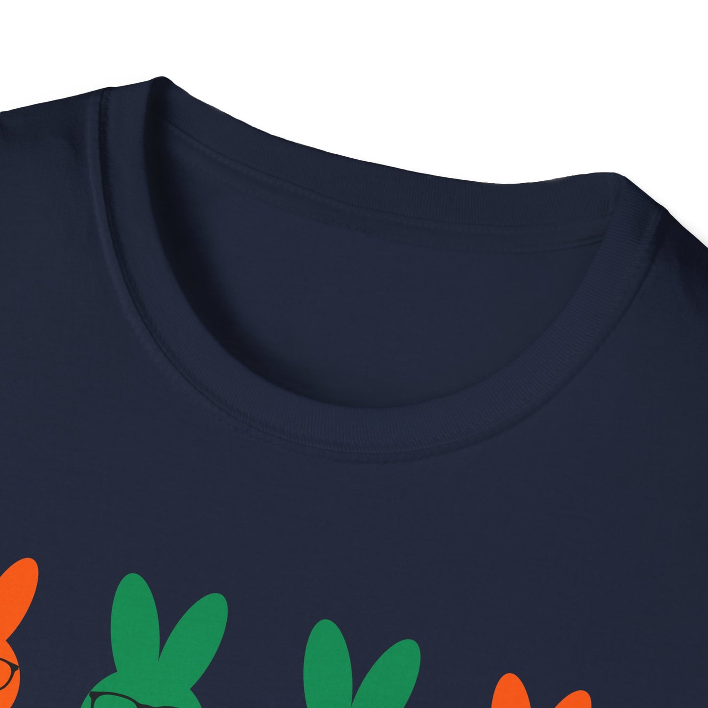 Playful Easter Bunny Unisex Softstyle T-Shirt