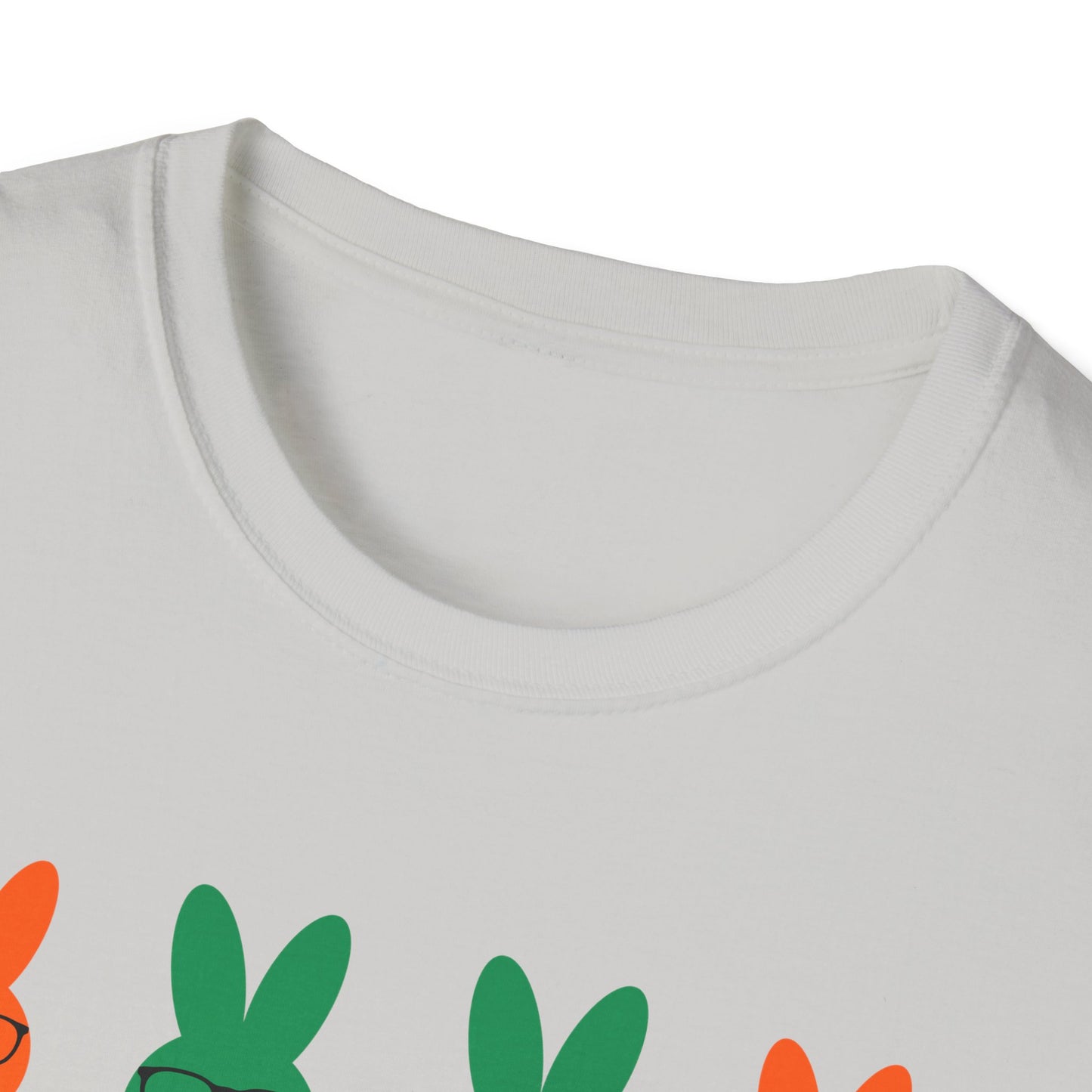 Playful Easter Bunny Unisex Softstyle T-Shirt
