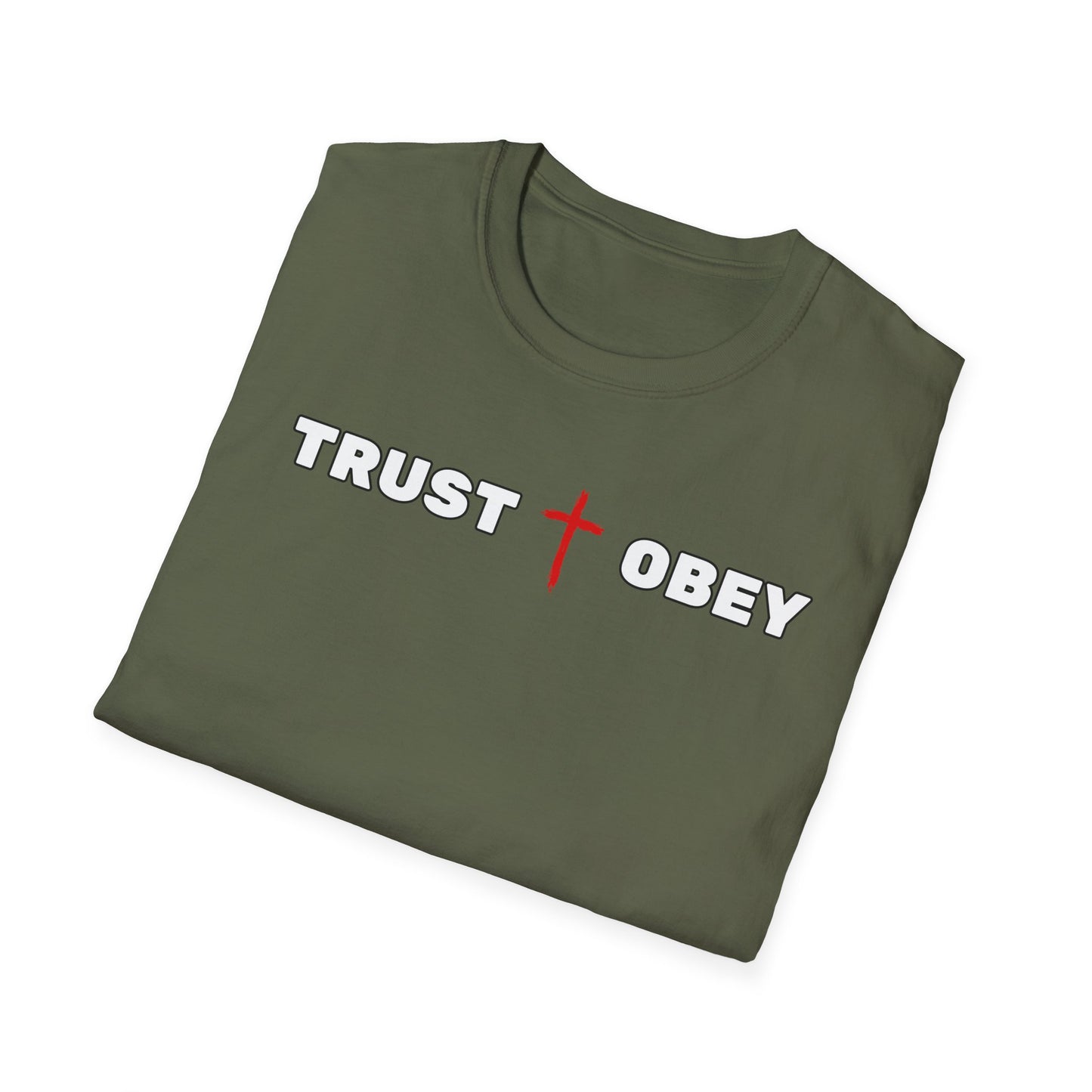 Unisex Softstyle T-Shirt: Trust & Obey Faith Tee, Inspirational Christian Apparel, Casual Everyday Wear, Gift for Believers, Spiritual [...]