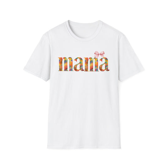 Colorful 'Mama' Unisex Softstyle T-Shirt - Perfect Gift for Moms