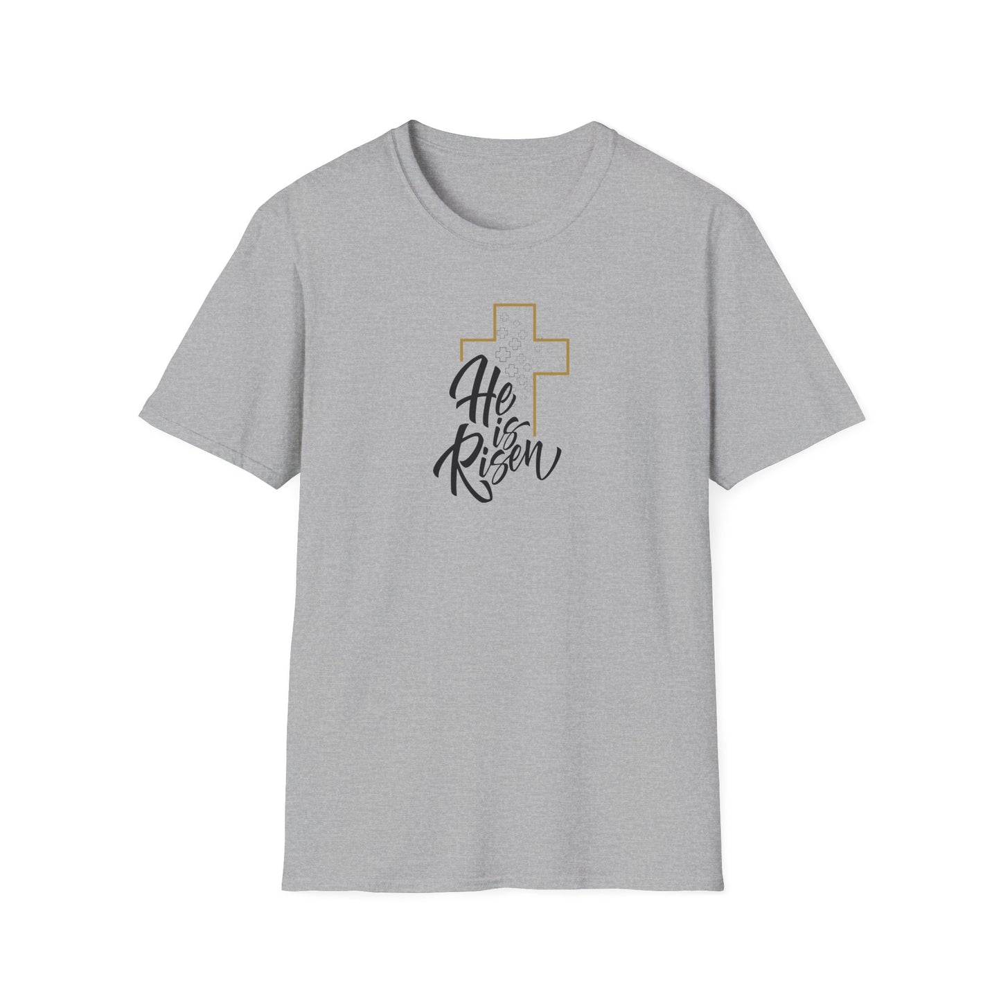 He is Risen Unisex Softstyle T-Shirt - Celebrate Faith and Renewal