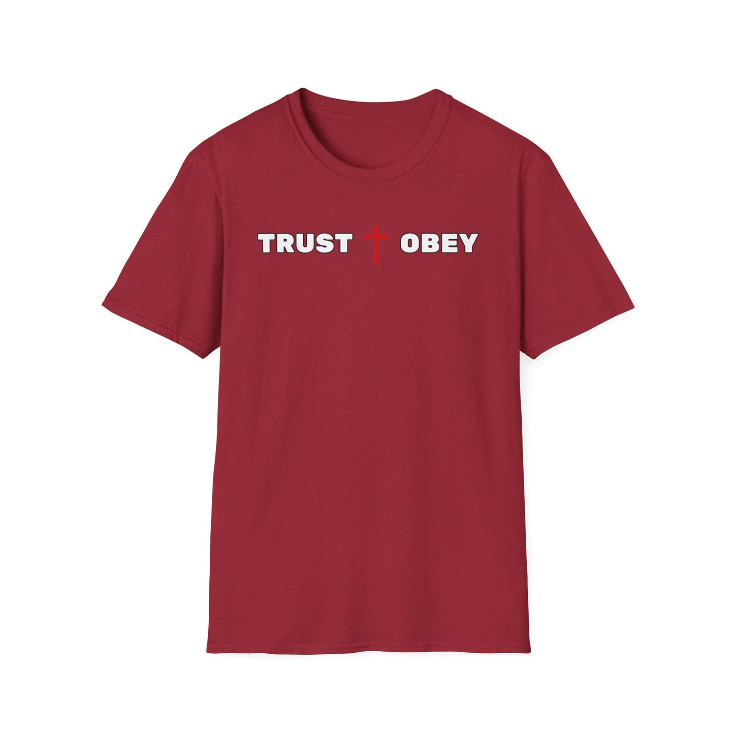 Unisex Softstyle T-Shirt: Trust & Obey Faith Tee, Inspirational Christian Apparel, Casual Everyday Wear, Gift for Believers, Spiritual [...]