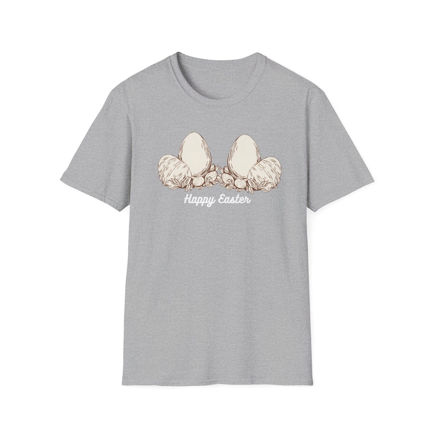 Happy Easter Unisex Softstyle T-Shirt - Cute Spring Graphic Tee
