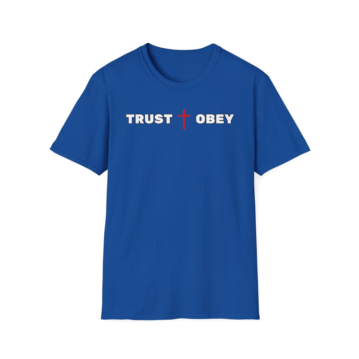 Unisex Softstyle T-Shirt: Trust & Obey Faith Tee, Inspirational Christian Apparel, Casual Everyday Wear, Gift for Believers, Spiritual [...]