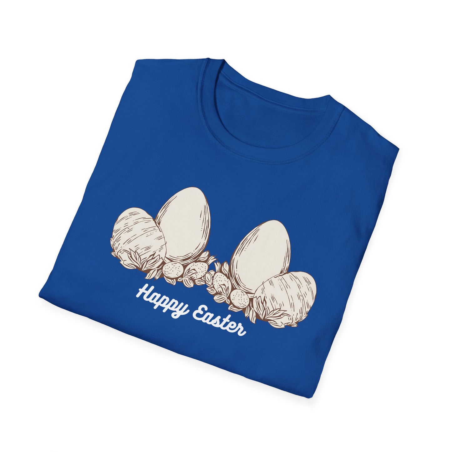 Happy Easter Unisex Softstyle T-Shirt - Cute Spring Graphic Tee