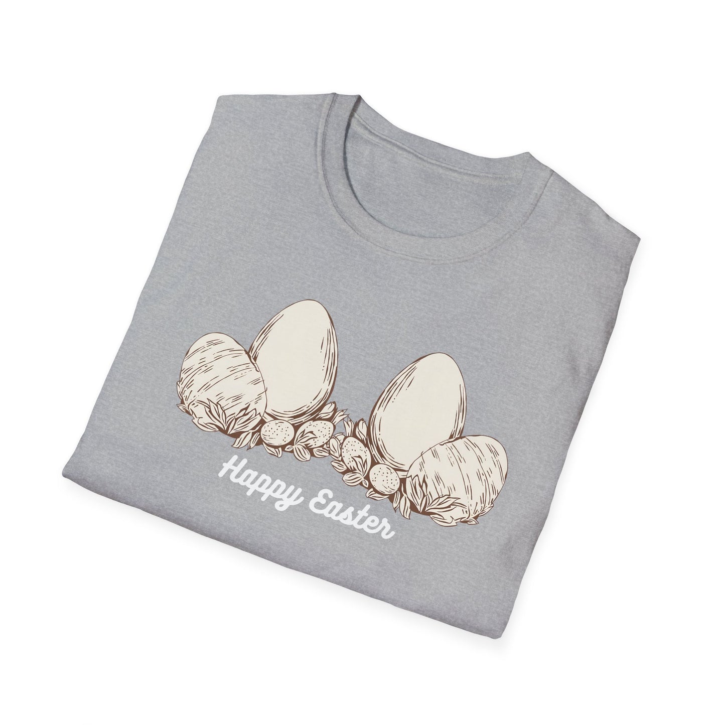 Happy Easter Unisex Softstyle T-Shirt - Cute Spring Graphic Tee