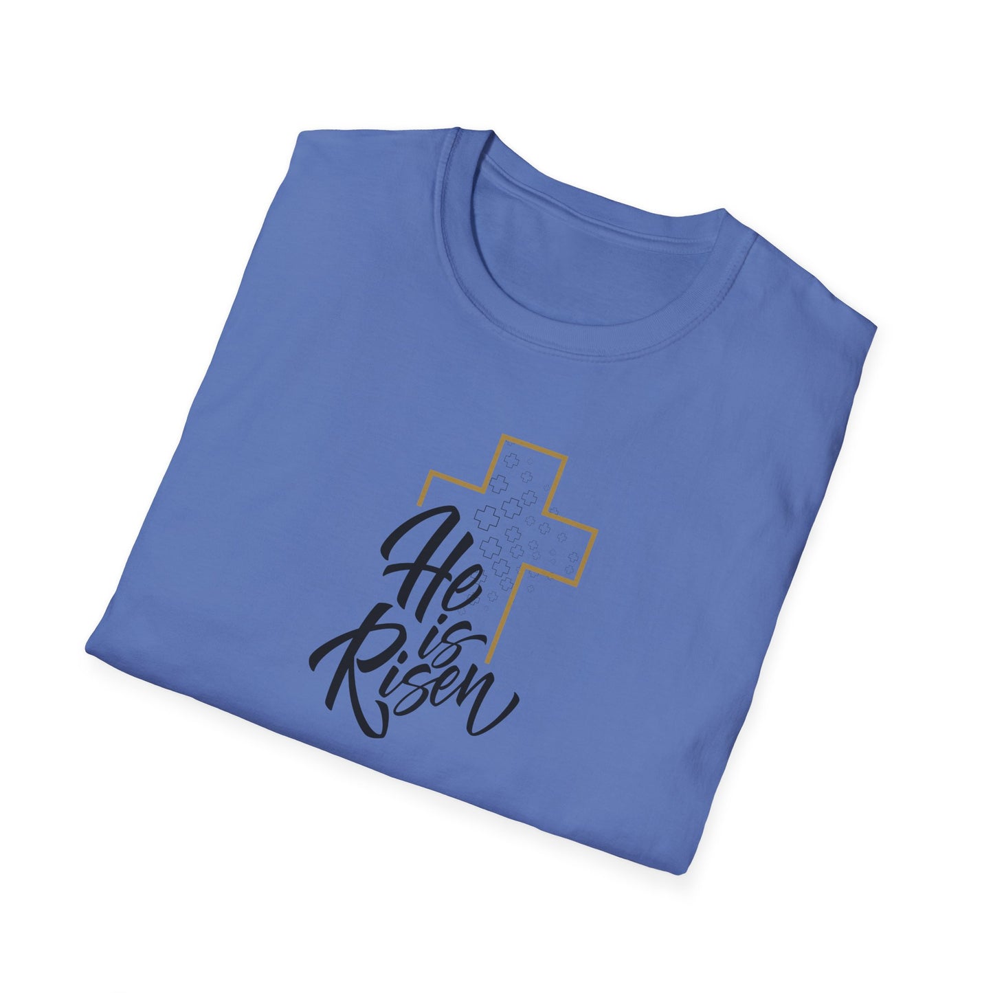 He is Risen Unisex Softstyle T-Shirt - Celebrate Faith and Renewal