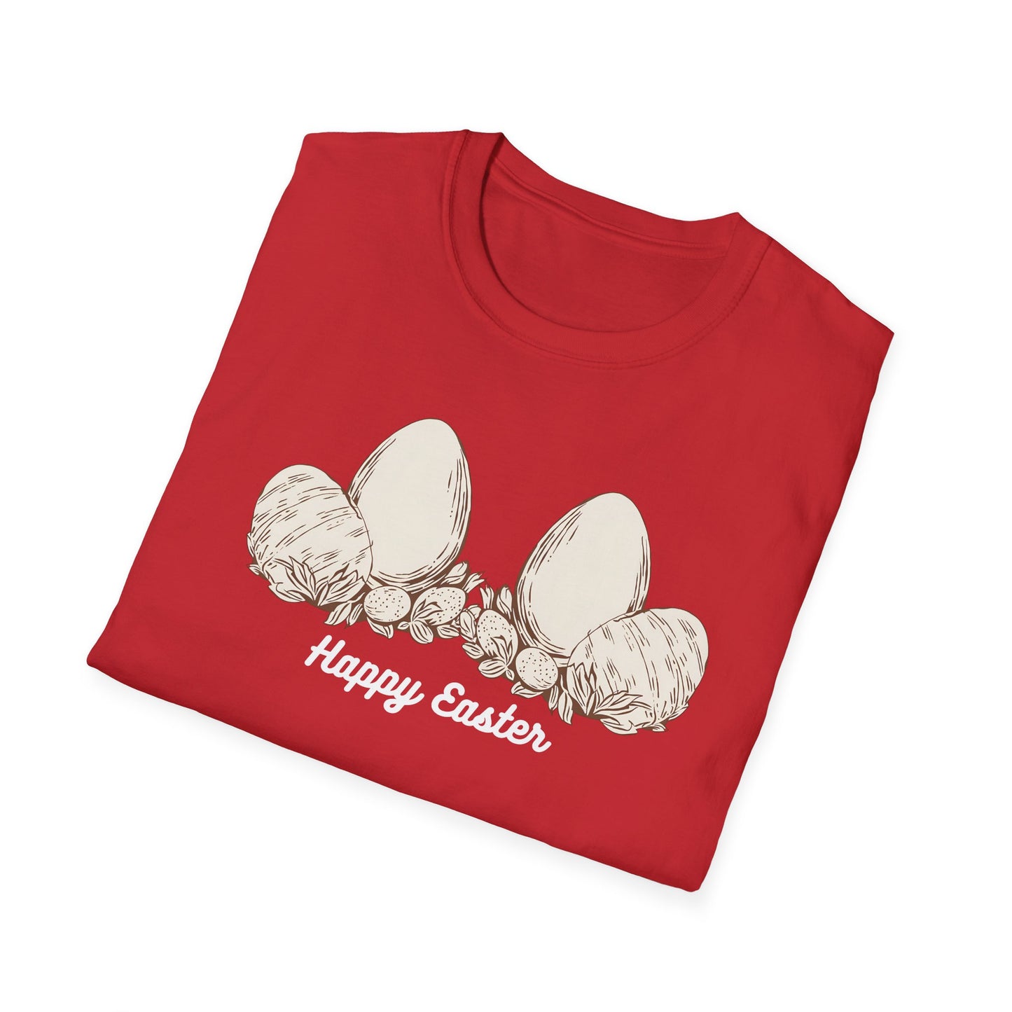 Happy Easter Unisex Softstyle T-Shirt - Cute Spring Graphic Tee