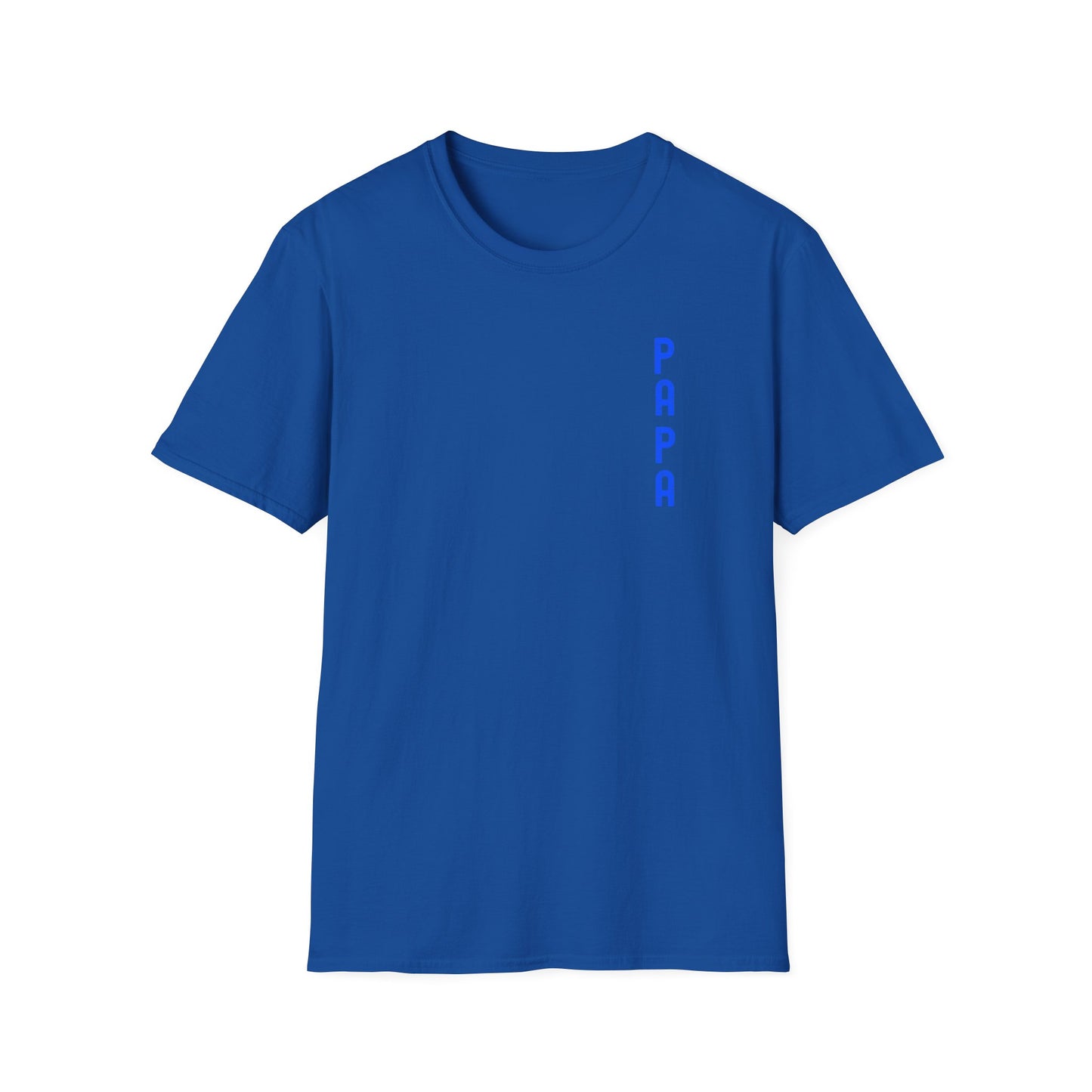 Unisex Softstyle T-Shirt - Trendy 'PAPA' Graphic Tee for Dads