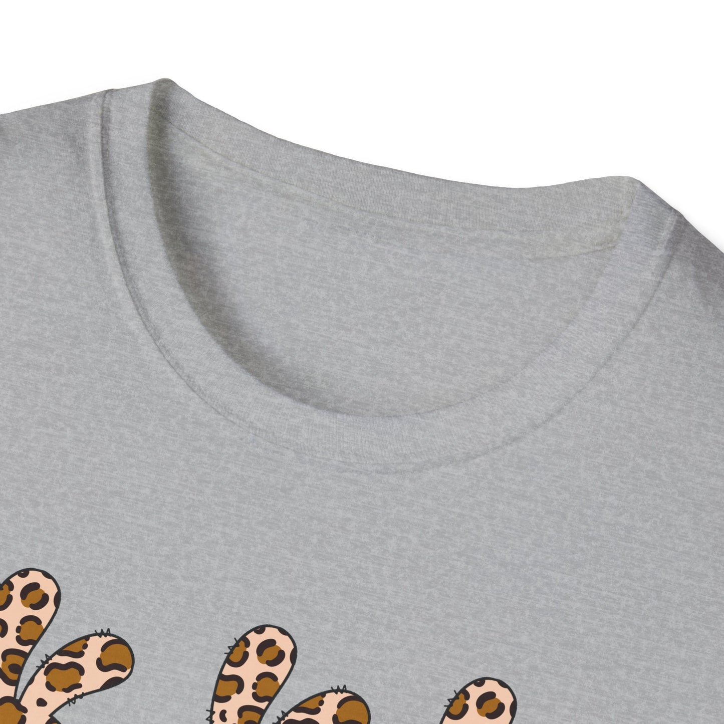 Leopard Print Bunny Unisex Softstyle T-Shirt - Casual Fun Fashion