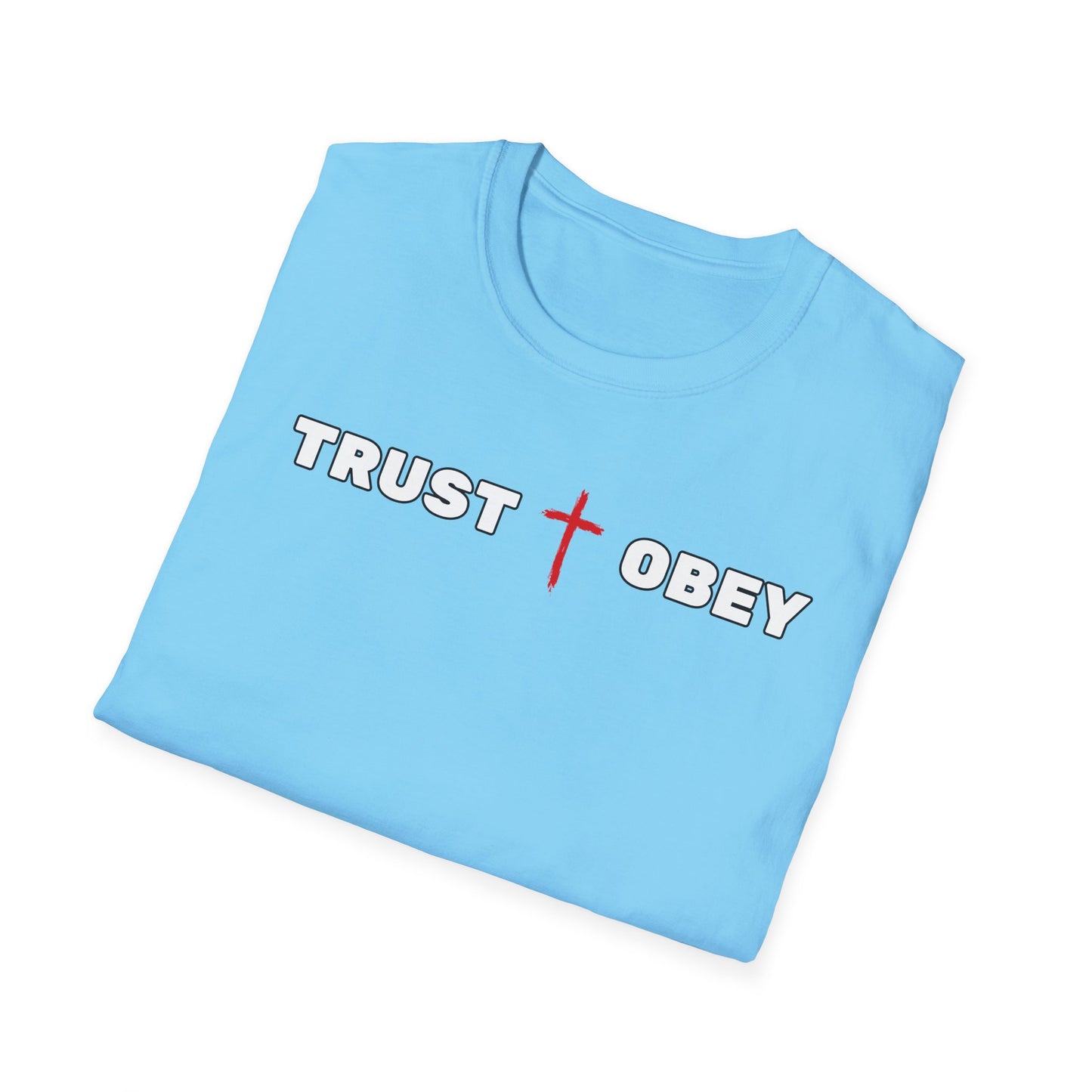 Unisex Softstyle T-Shirt: Trust & Obey Faith Tee, Inspirational Christian Apparel, Casual Everyday Wear, Gift for Believers, Spiritual [...]