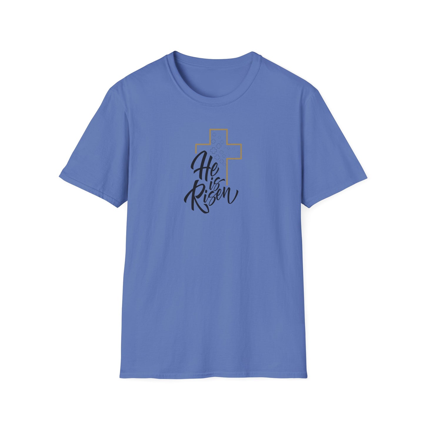 He is Risen Unisex Softstyle T-Shirt - Celebrate Faith and Renewal