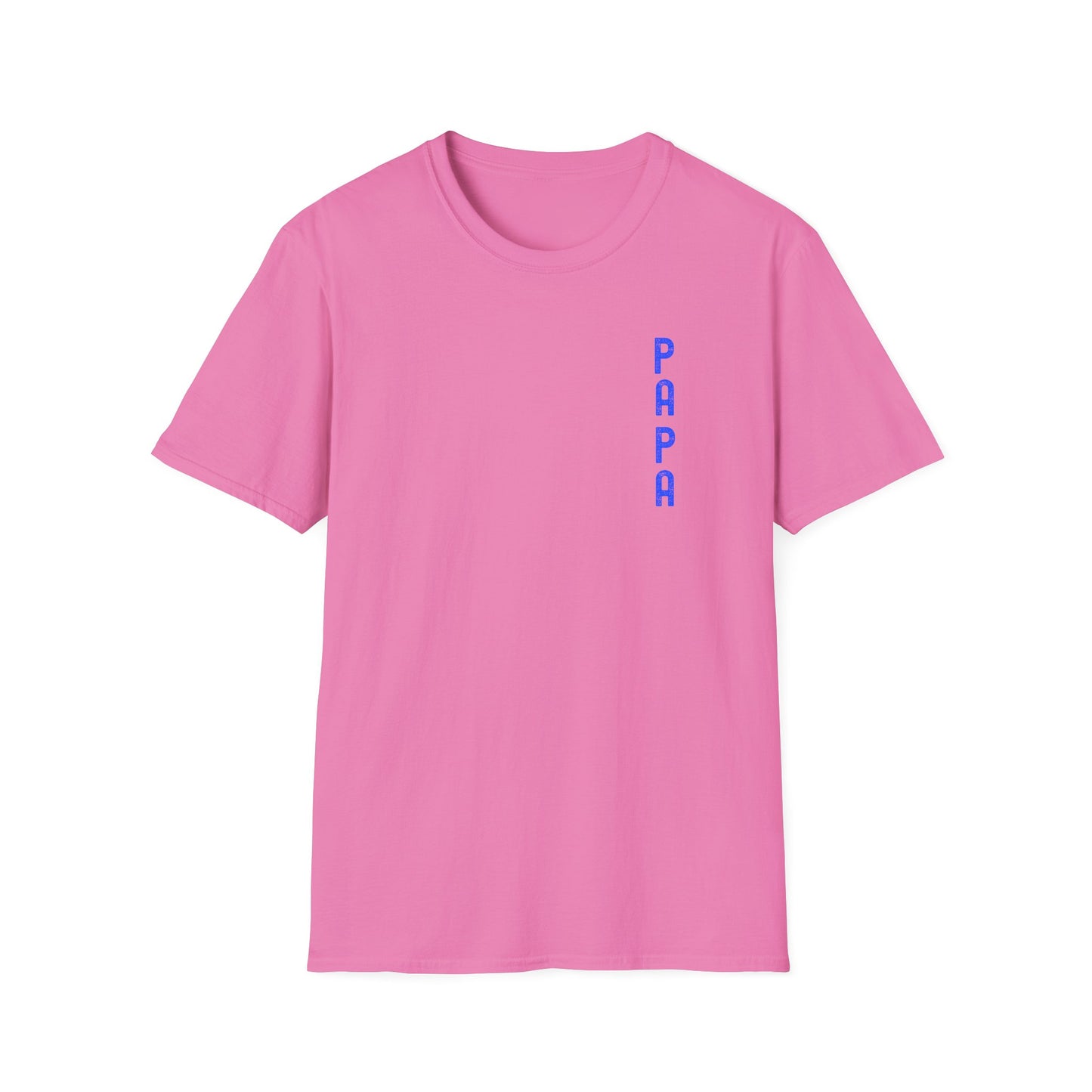 Unisex Softstyle T-Shirt - Trendy 'PAPA' Graphic Tee for Dads