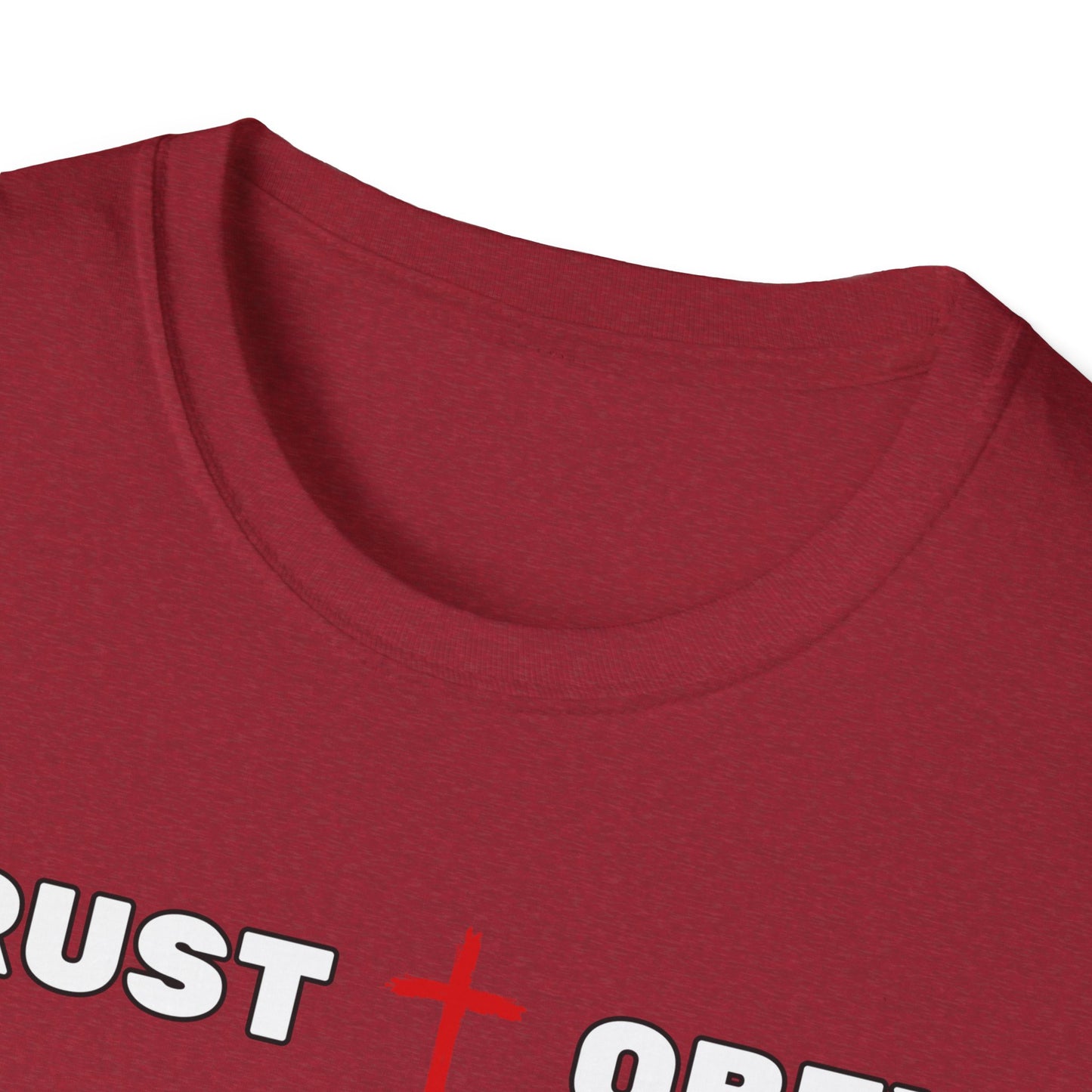Unisex Softstyle T-Shirt: Trust & Obey Faith Tee, Inspirational Christian Apparel, Casual Everyday Wear, Gift for Believers, Spiritual [...]