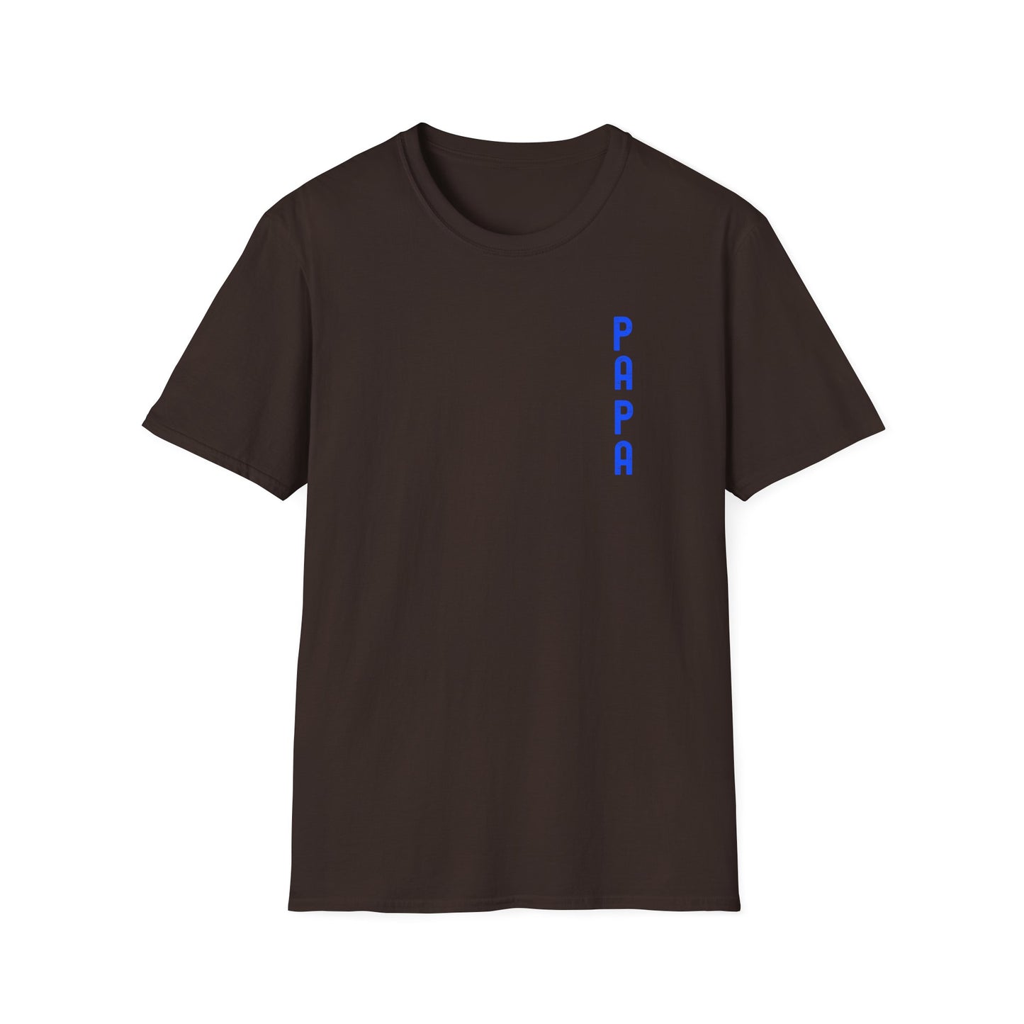 Unisex Softstyle T-Shirt - Trendy 'PAPA' Graphic Tee for Dads