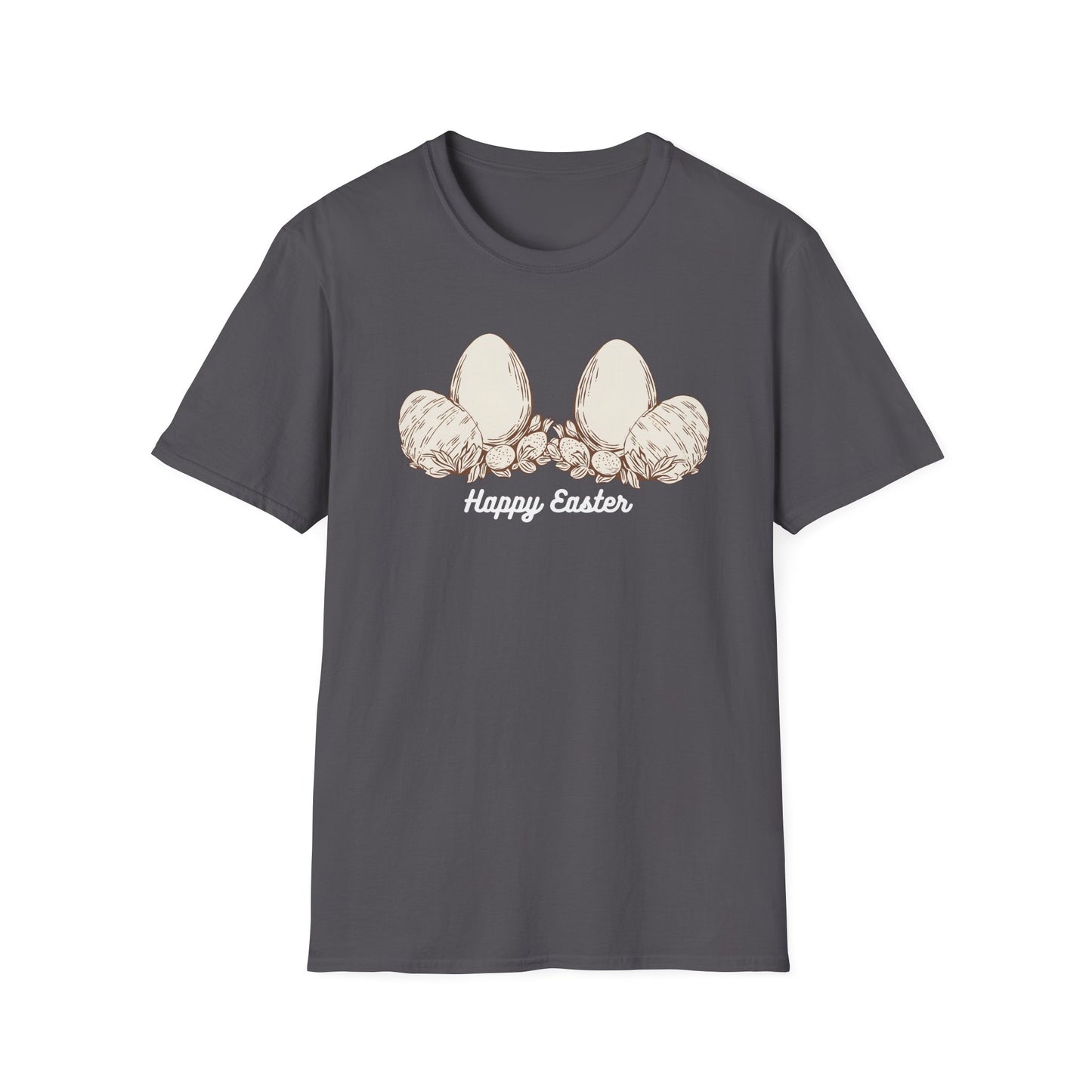 Happy Easter Unisex Softstyle T-Shirt - Cute Spring Graphic Tee