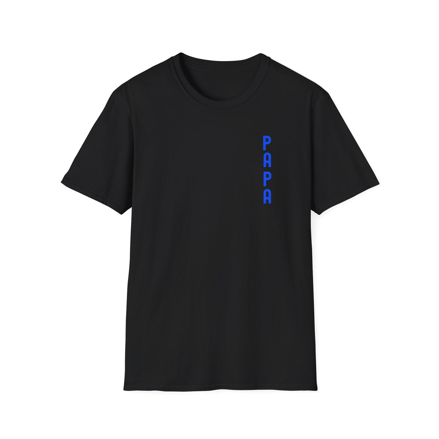Unisex Softstyle T-Shirt - Trendy 'PAPA' Graphic Tee for Dads