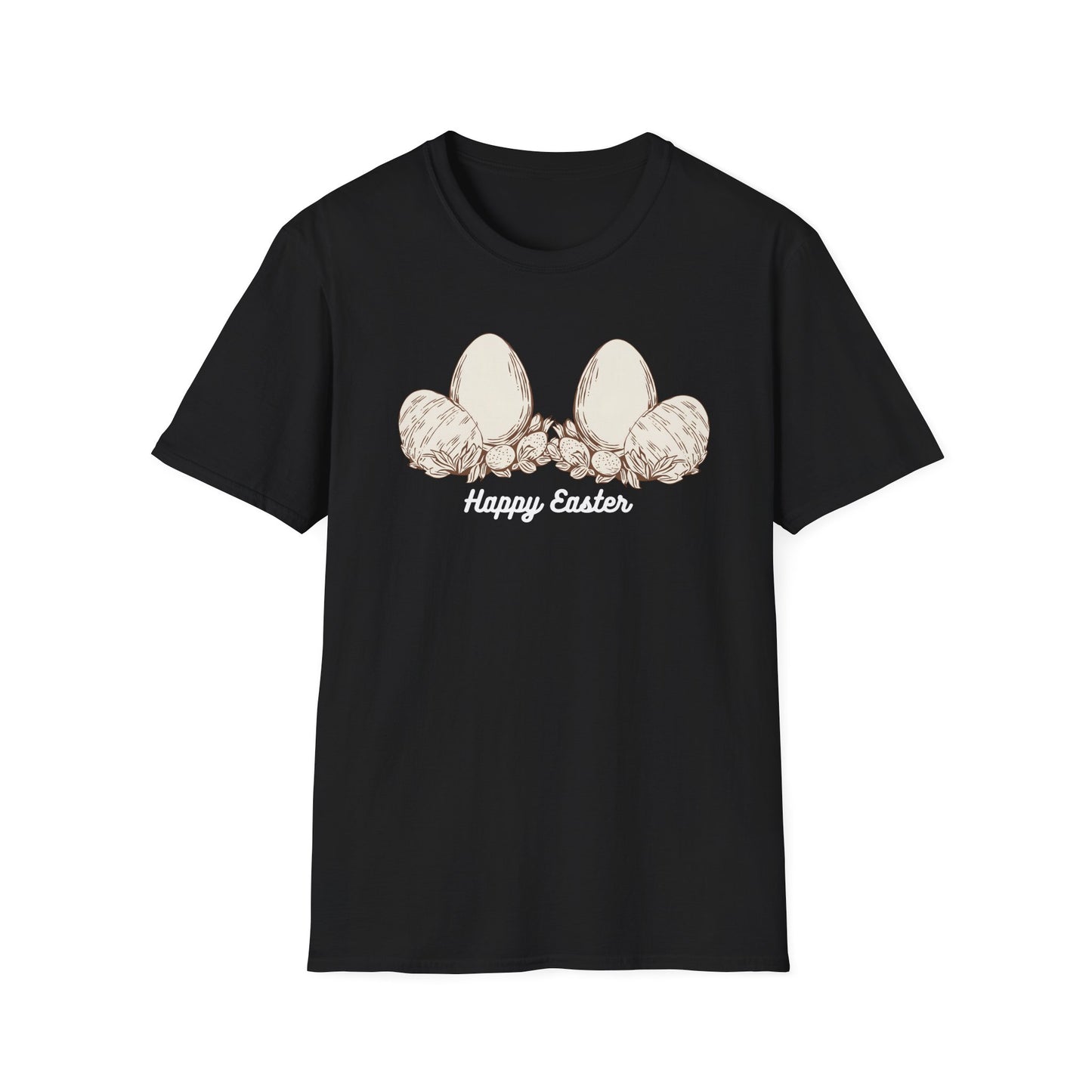 Happy Easter Unisex Softstyle T-Shirt - Cute Spring Graphic Tee