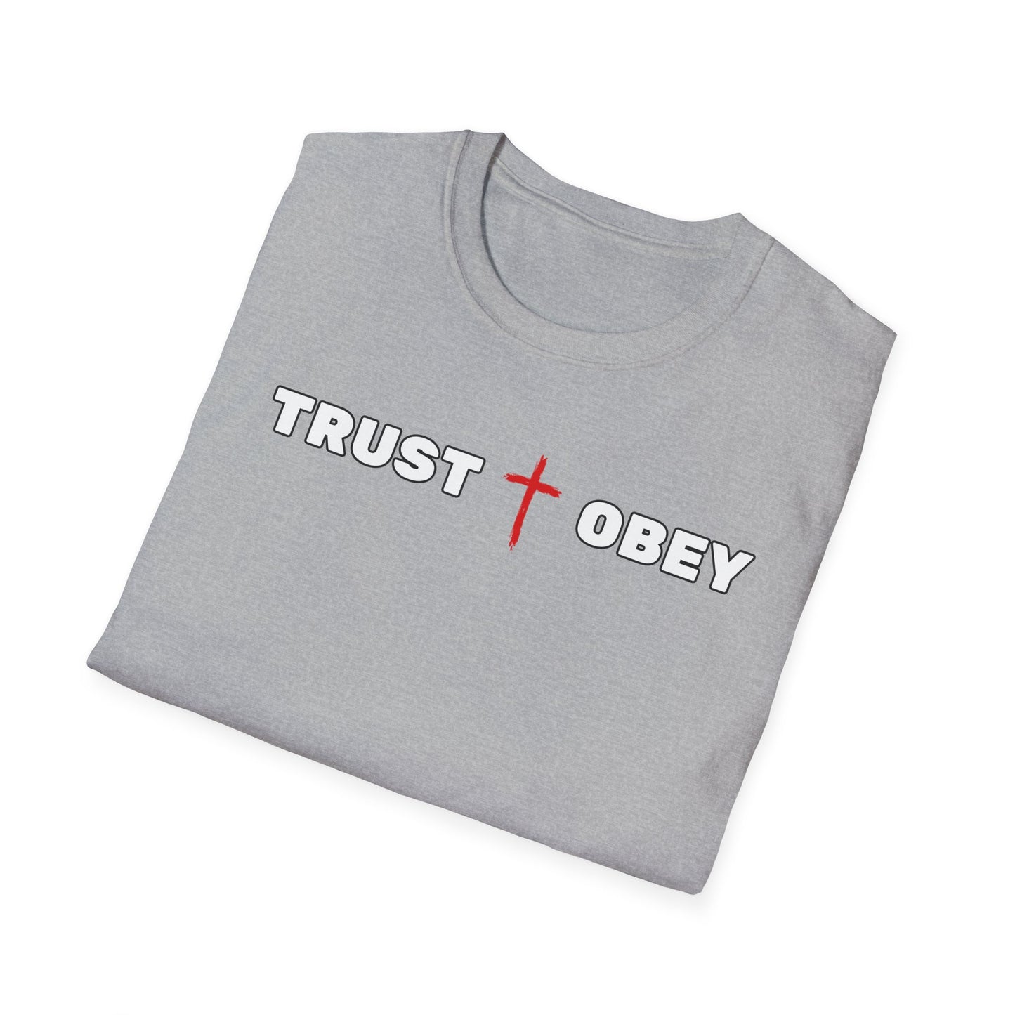 Unisex Softstyle T-Shirt: Trust & Obey Faith Tee, Inspirational Christian Apparel, Casual Everyday Wear, Gift for Believers, Spiritual [...]