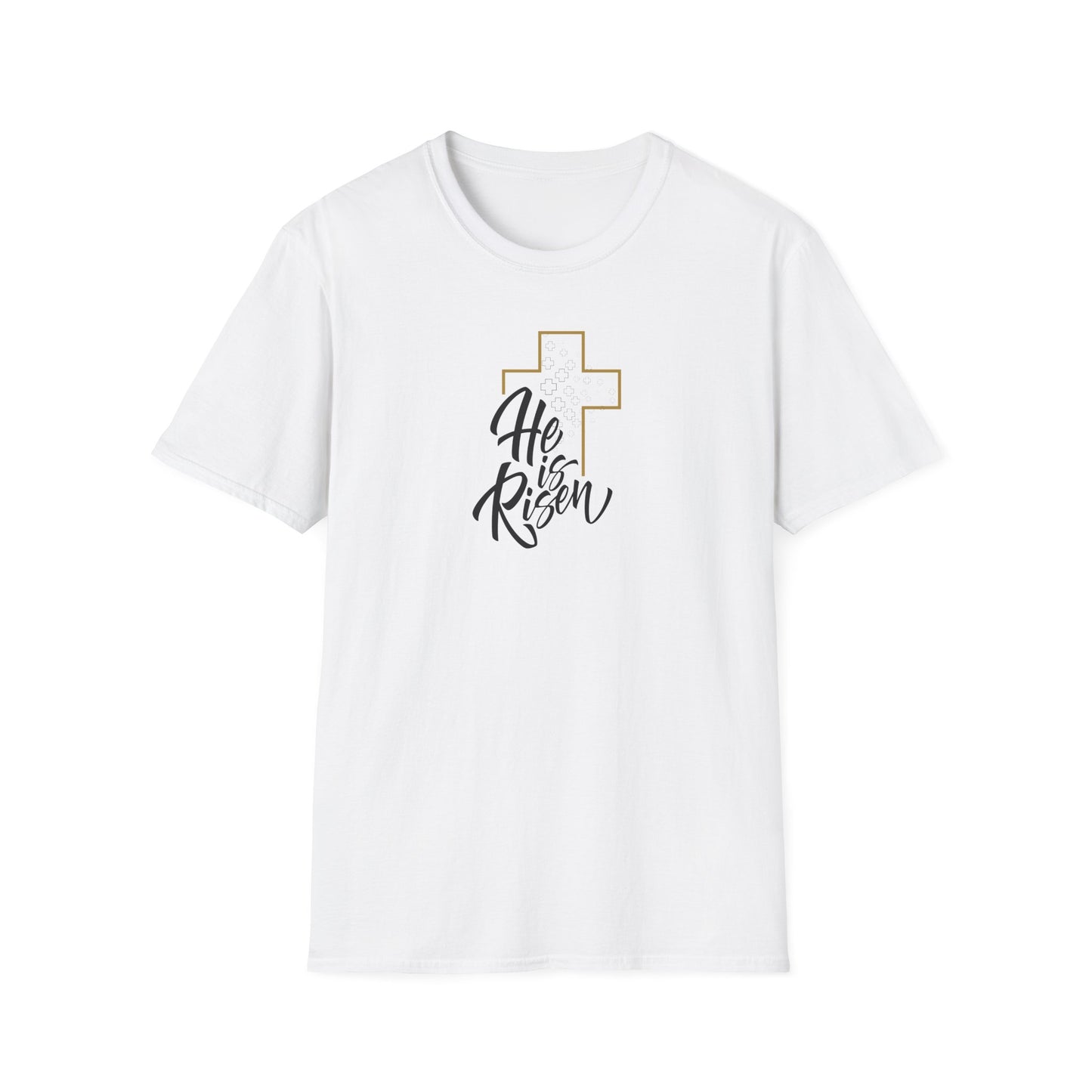 He is Risen Unisex Softstyle T-Shirt - Celebrate Faith and Renewal