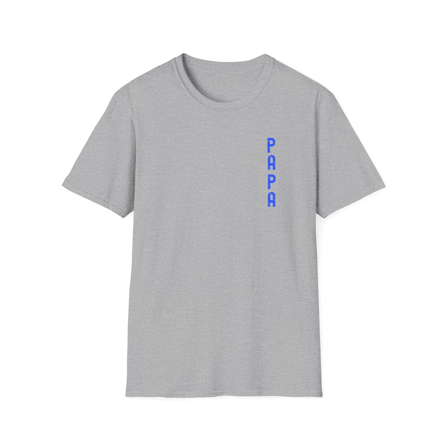 Unisex Softstyle T-Shirt - Trendy 'PAPA' Graphic Tee for Dads