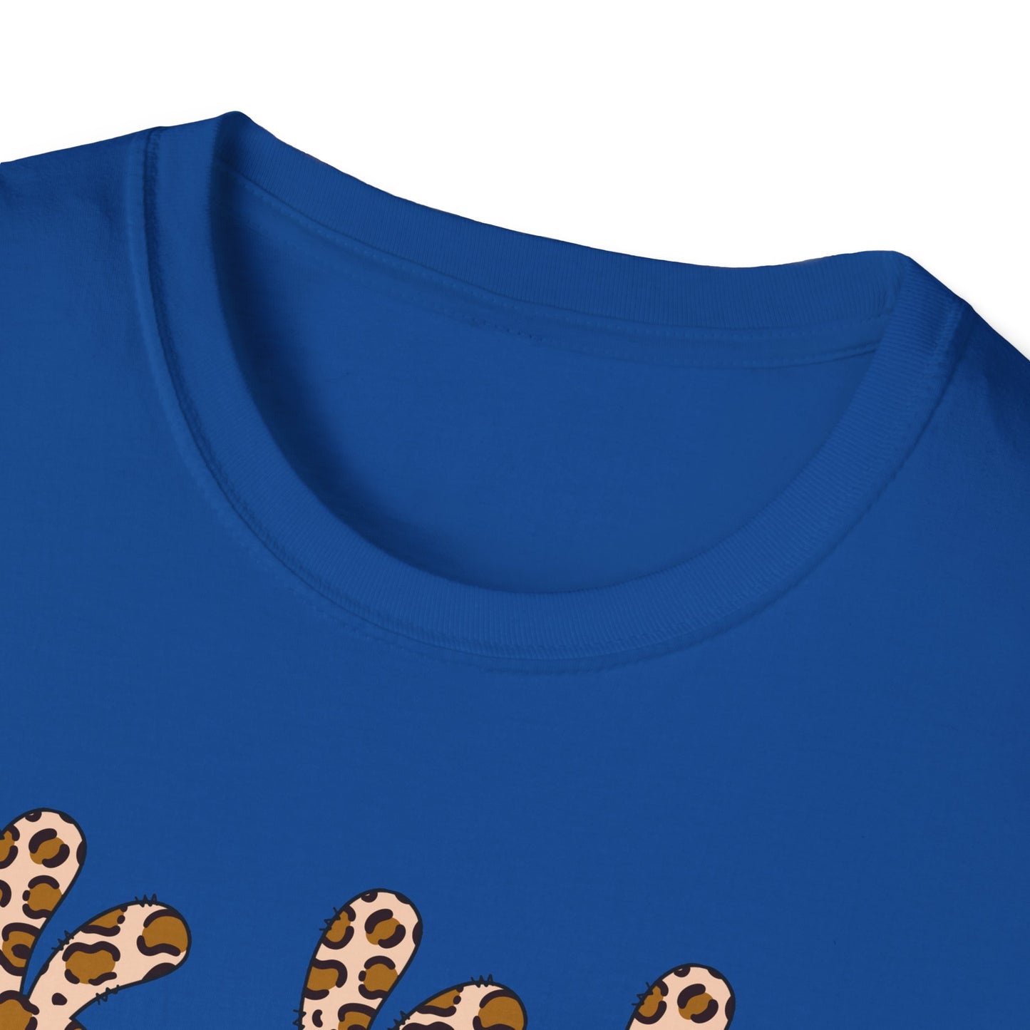 Leopard Print Bunny Unisex Softstyle T-Shirt - Casual Fun Fashion