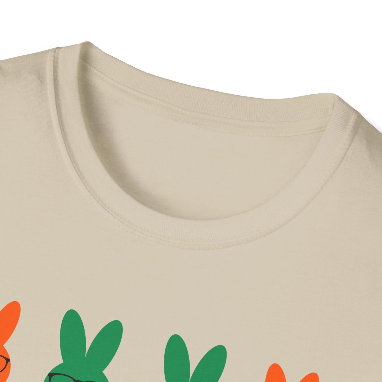 Playful Easter Bunny Unisex Softstyle T-Shirt