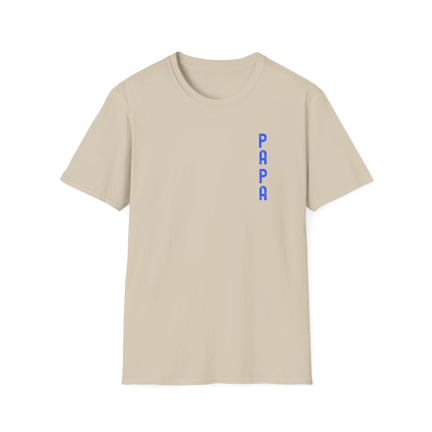 Unisex Softstyle T-Shirt - Trendy 'PAPA' Graphic Tee for Dads