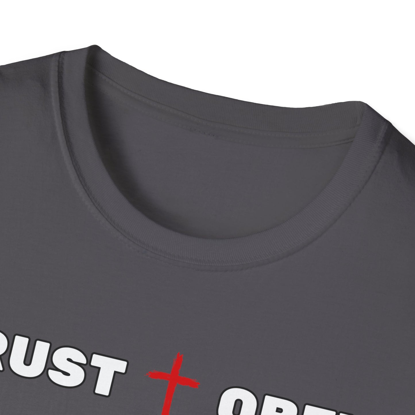 Unisex Softstyle T-Shirt: Trust & Obey Faith Tee, Inspirational Christian Apparel, Casual Everyday Wear, Gift for Believers, Spiritual [...]