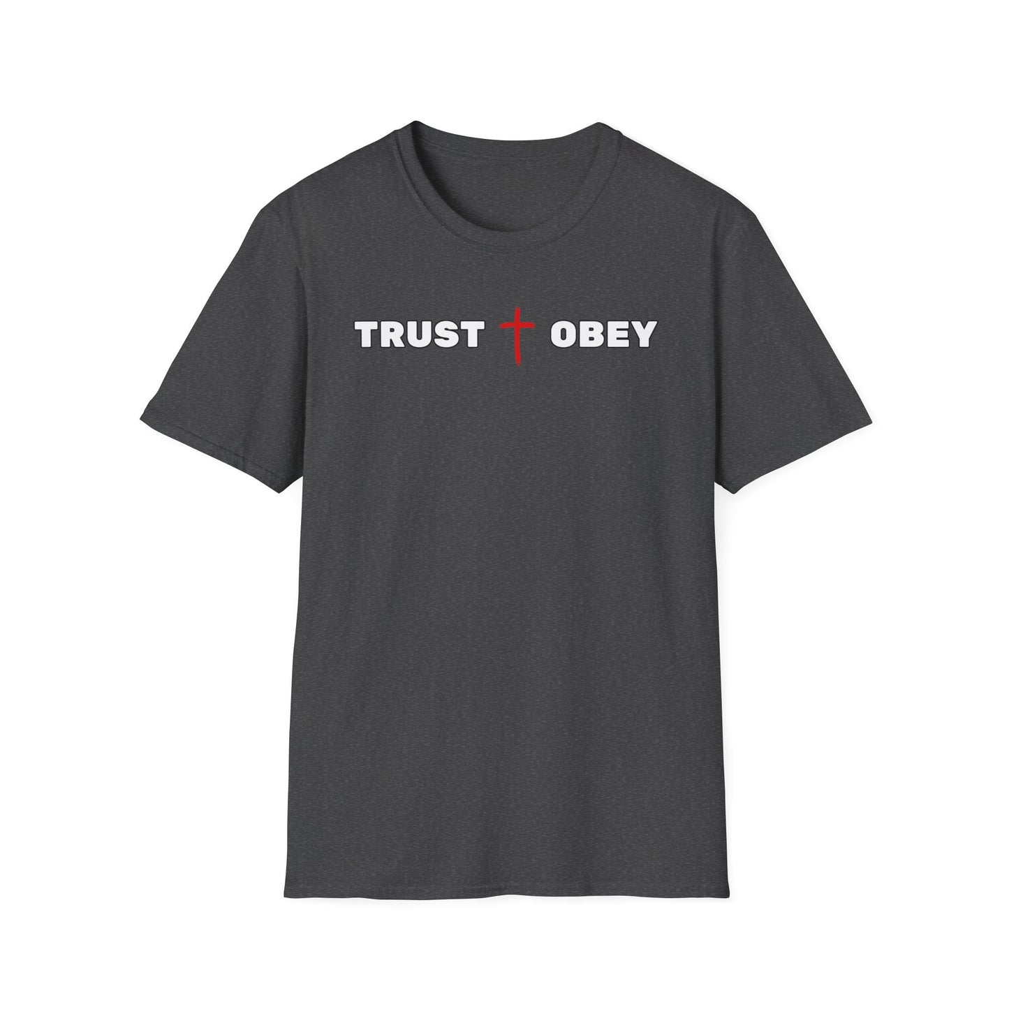 Unisex Softstyle T-Shirt: Trust & Obey Faith Tee, Inspirational Christian Apparel, Casual Everyday Wear, Gift for Believers, Spiritual [...]