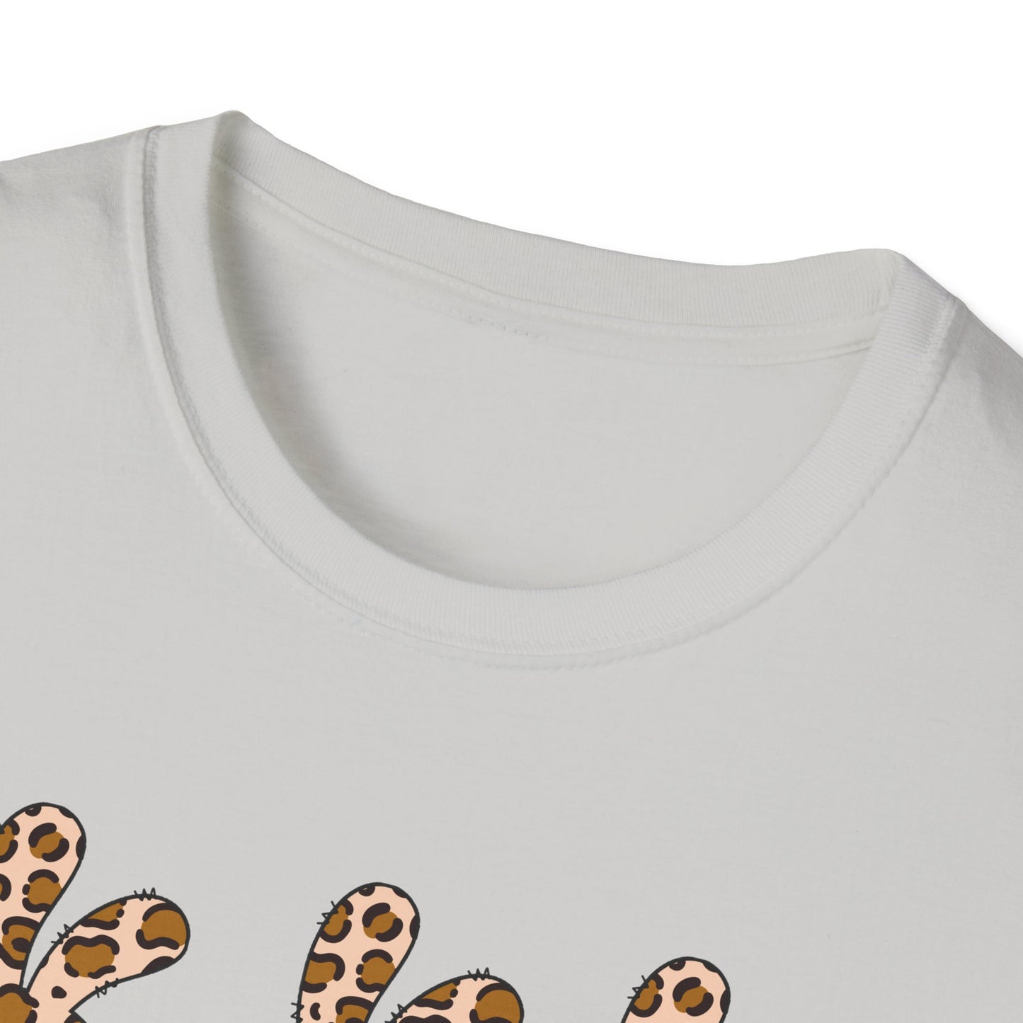 Leopard Print Bunny Unisex Softstyle T-Shirt - Casual Fun Fashion