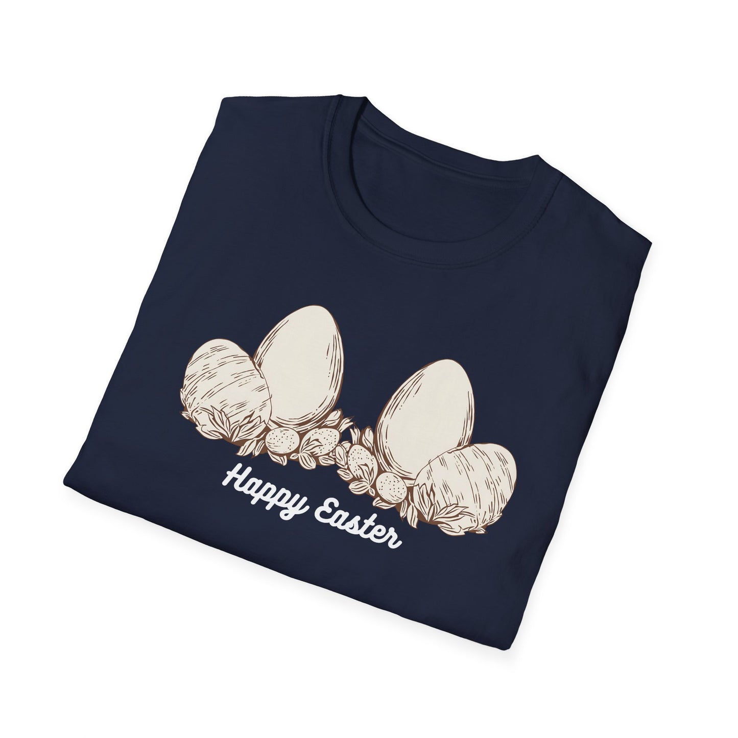 Happy Easter Unisex Softstyle T-Shirt - Cute Spring Graphic Tee