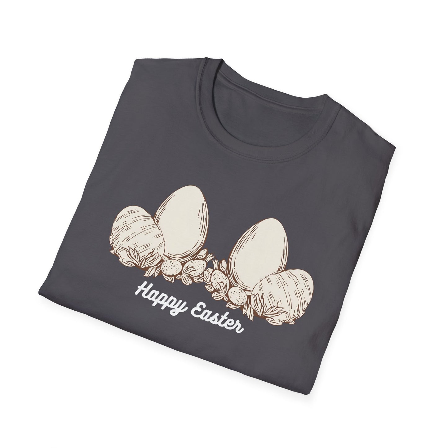 Happy Easter Unisex Softstyle T-Shirt - Cute Spring Graphic Tee