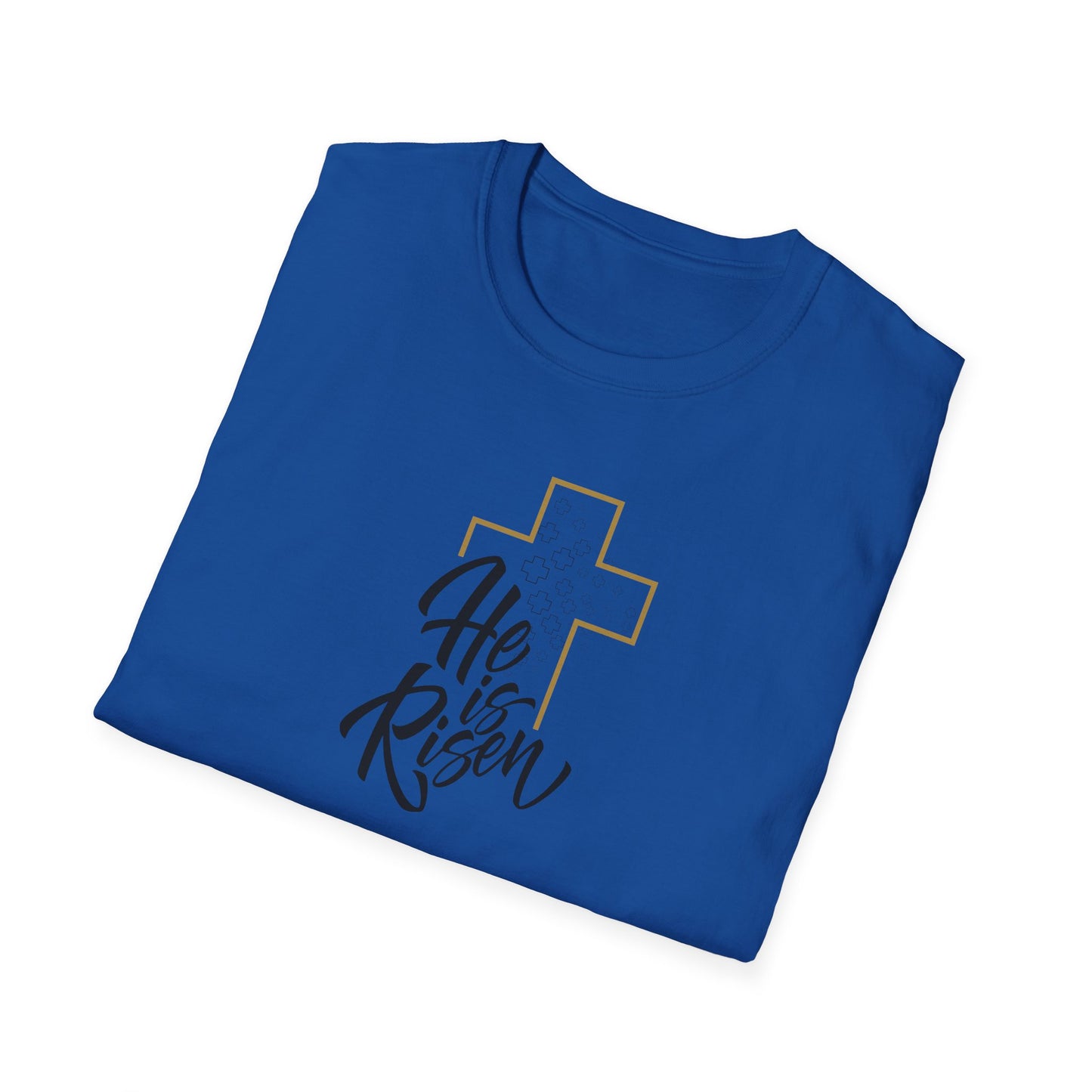 He is Risen Unisex Softstyle T-Shirt - Celebrate Faith and Renewal