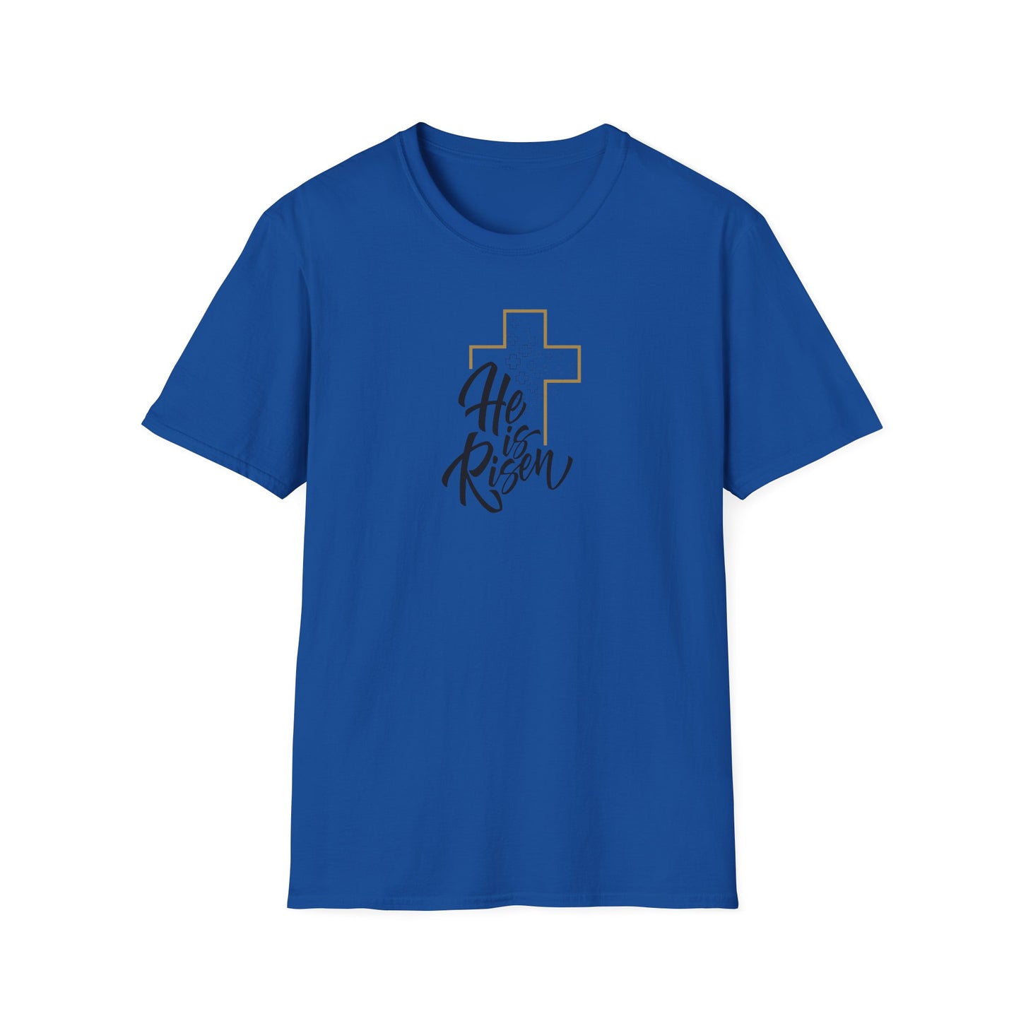 He is Risen Unisex Softstyle T-Shirt - Celebrate Faith and Renewal