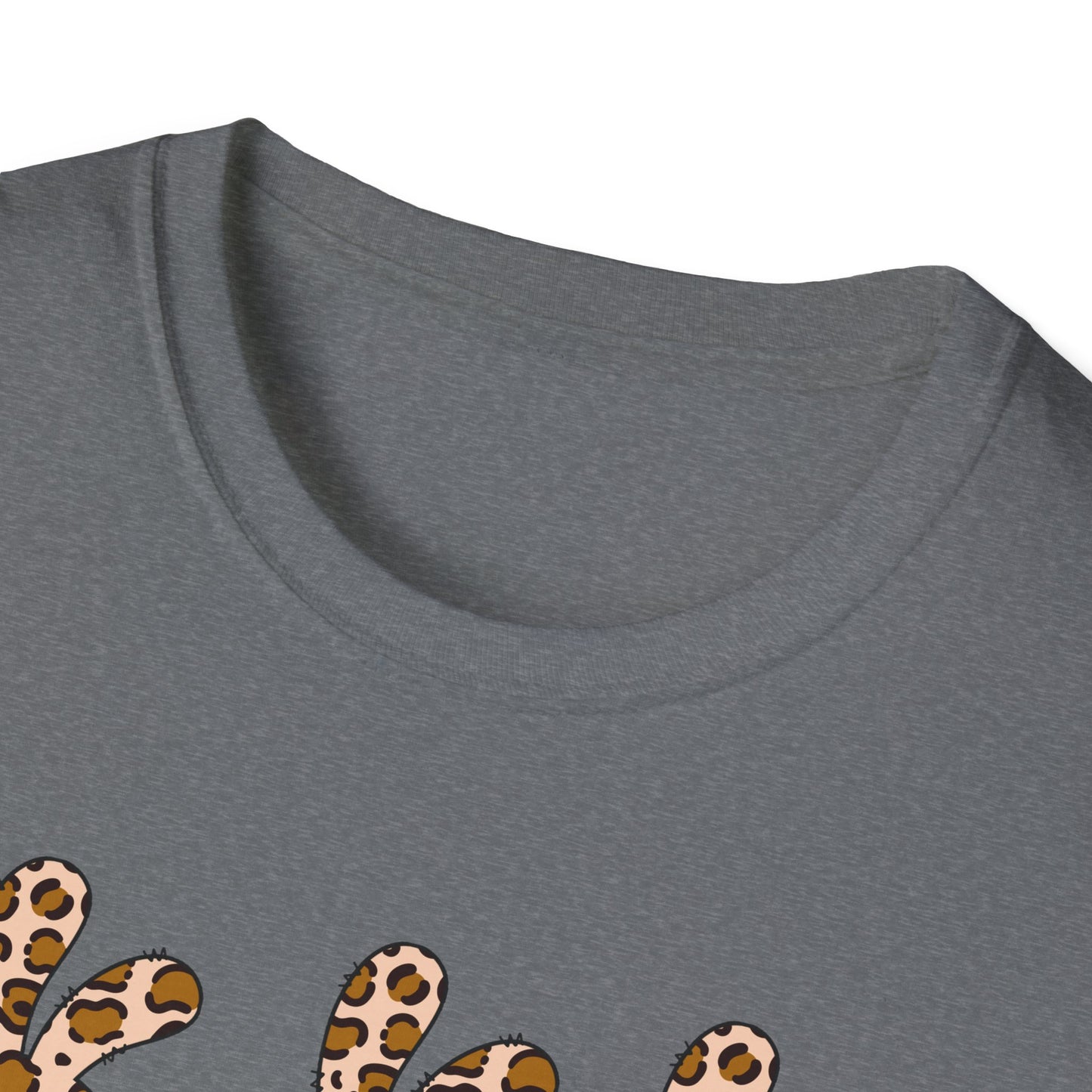 Leopard Print Bunny Unisex Softstyle T-Shirt - Casual Fun Fashion