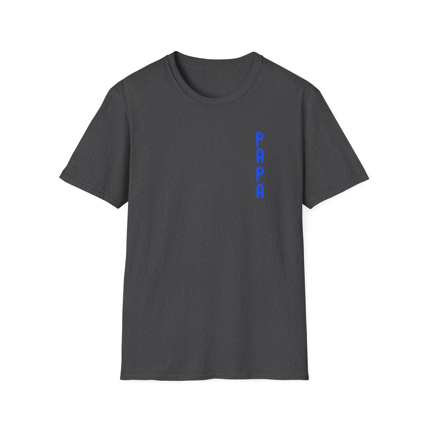 Unisex Softstyle T-Shirt - Trendy 'PAPA' Graphic Tee for Dads