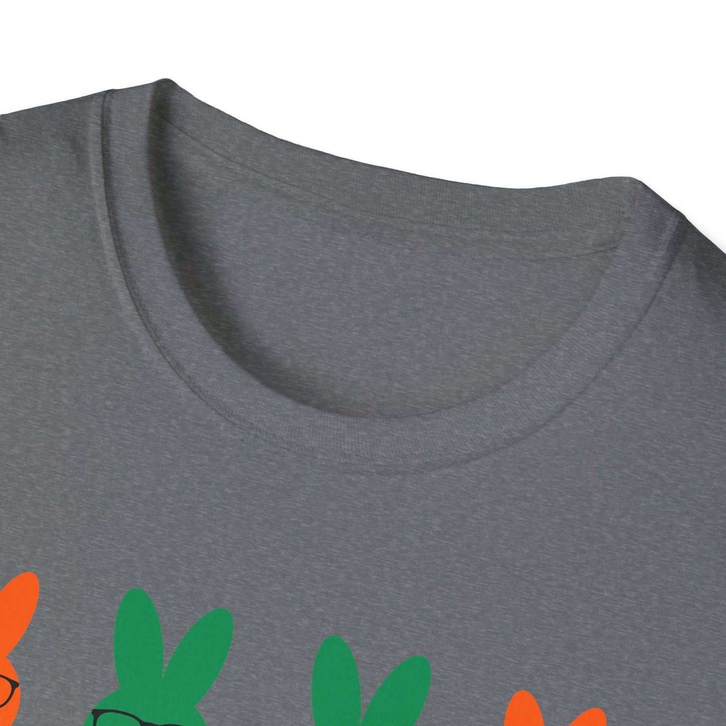 Playful Easter Bunny Unisex Softstyle T-Shirt