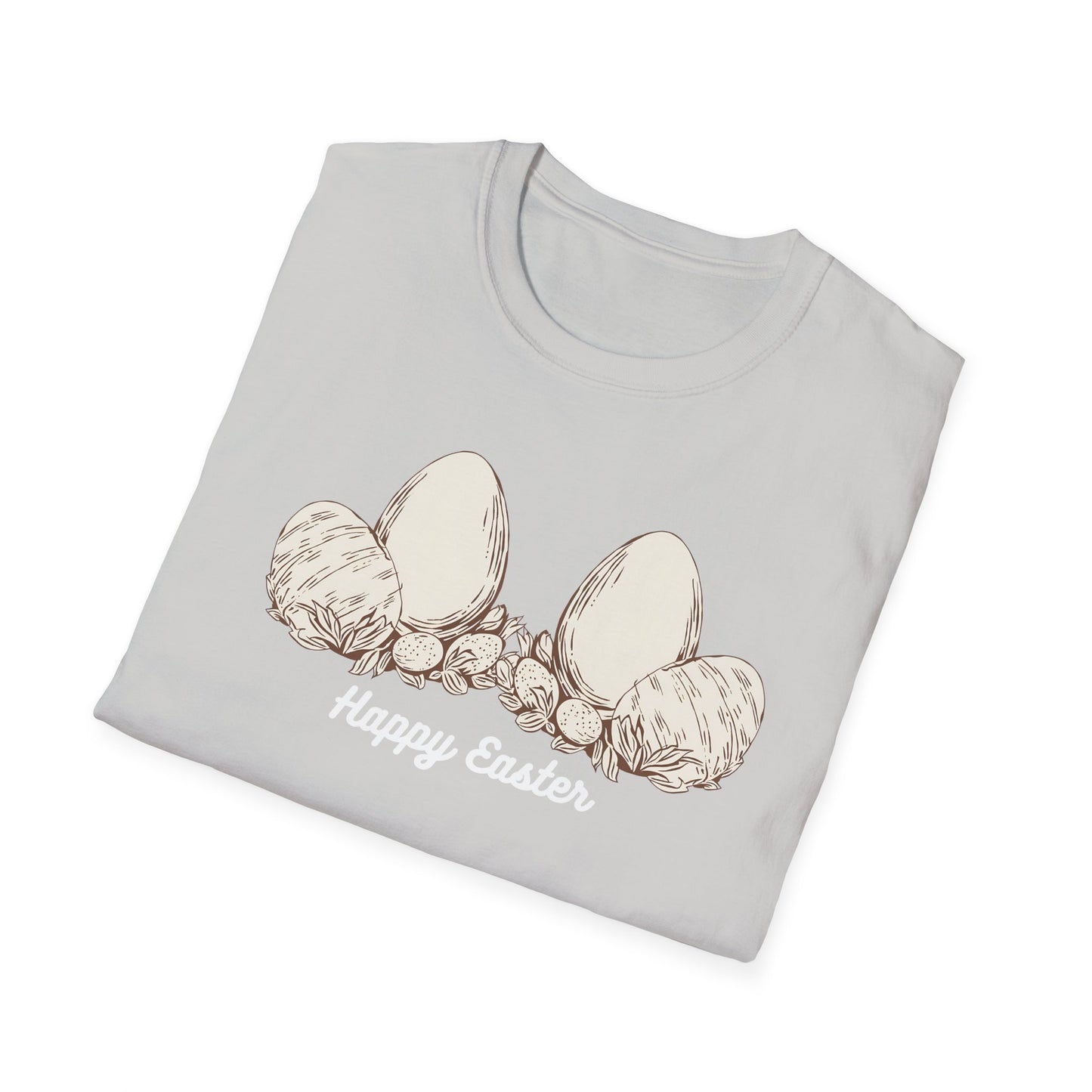 Happy Easter Unisex Softstyle T-Shirt - Cute Spring Graphic Tee