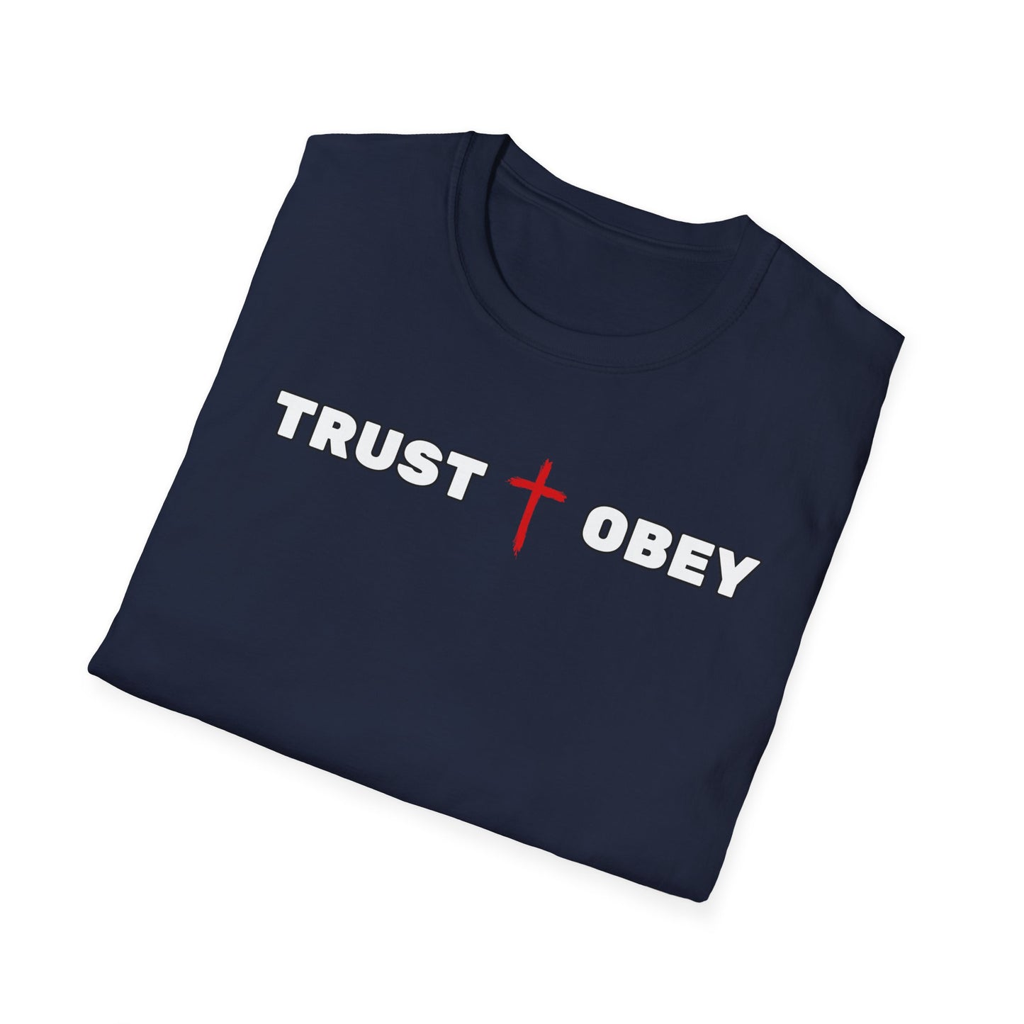 Unisex Softstyle T-Shirt: Trust & Obey Faith Tee, Inspirational Christian Apparel, Casual Everyday Wear, Gift for Believers, Spiritual [...]
