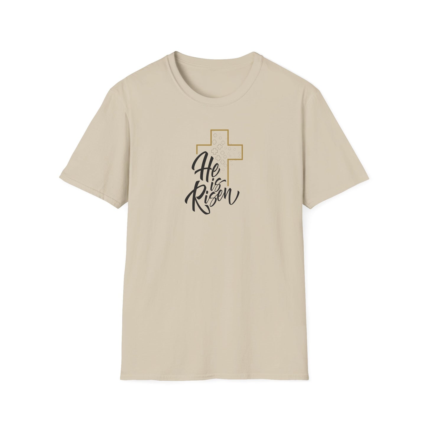 He is Risen Unisex Softstyle T-Shirt - Celebrate Faith and Renewal