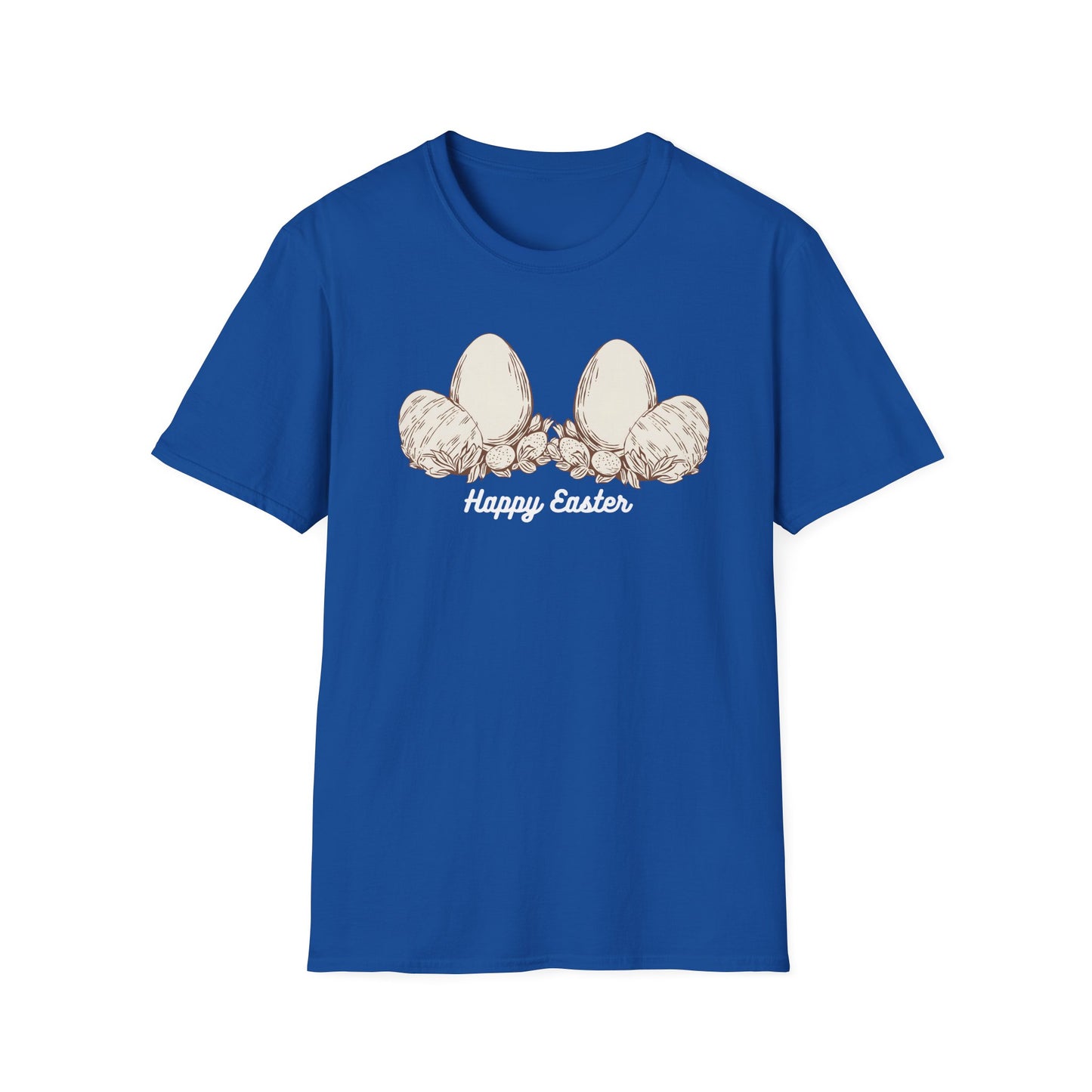 Happy Easter Unisex Softstyle T-Shirt - Cute Spring Graphic Tee