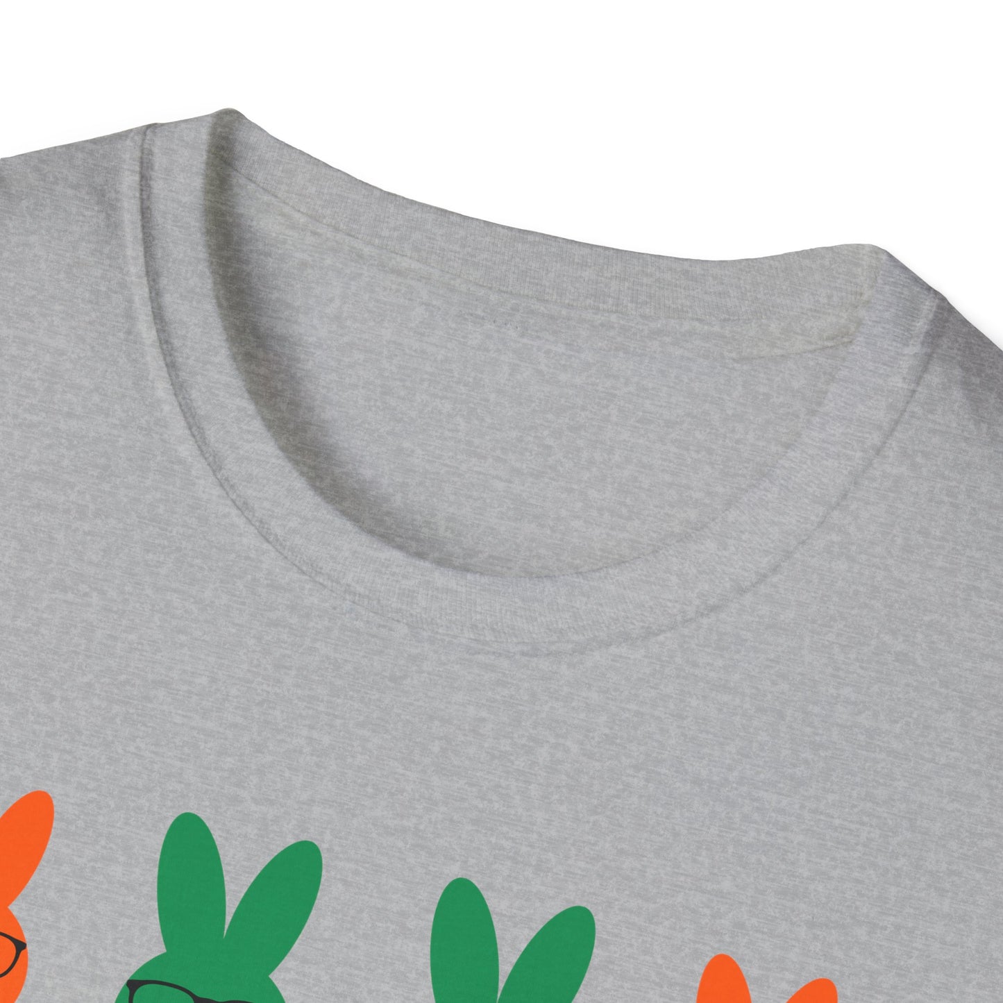 Playful Easter Bunny Unisex Softstyle T-Shirt