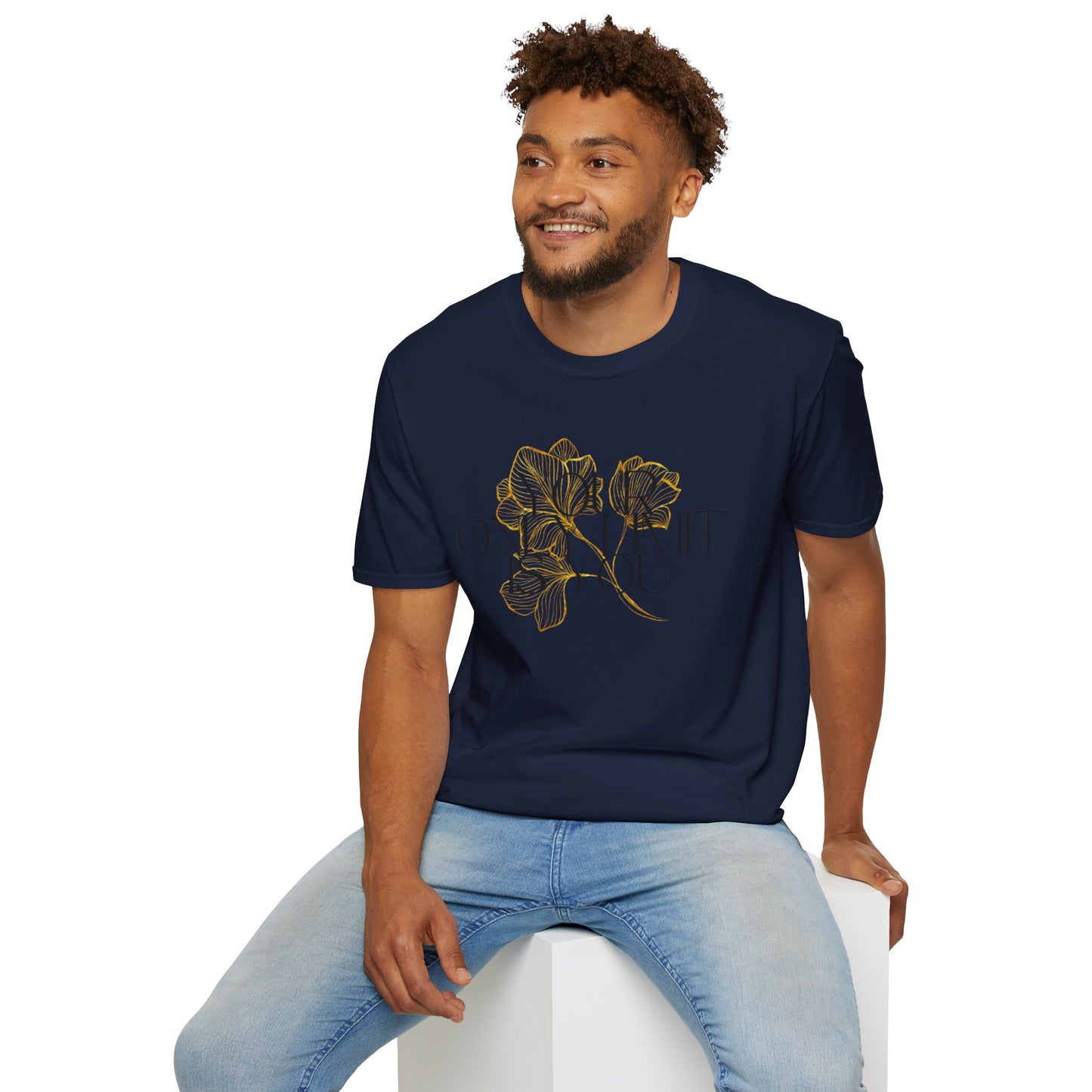 Inspirational Floral T-Shirt - 'Your Only Limit is You'